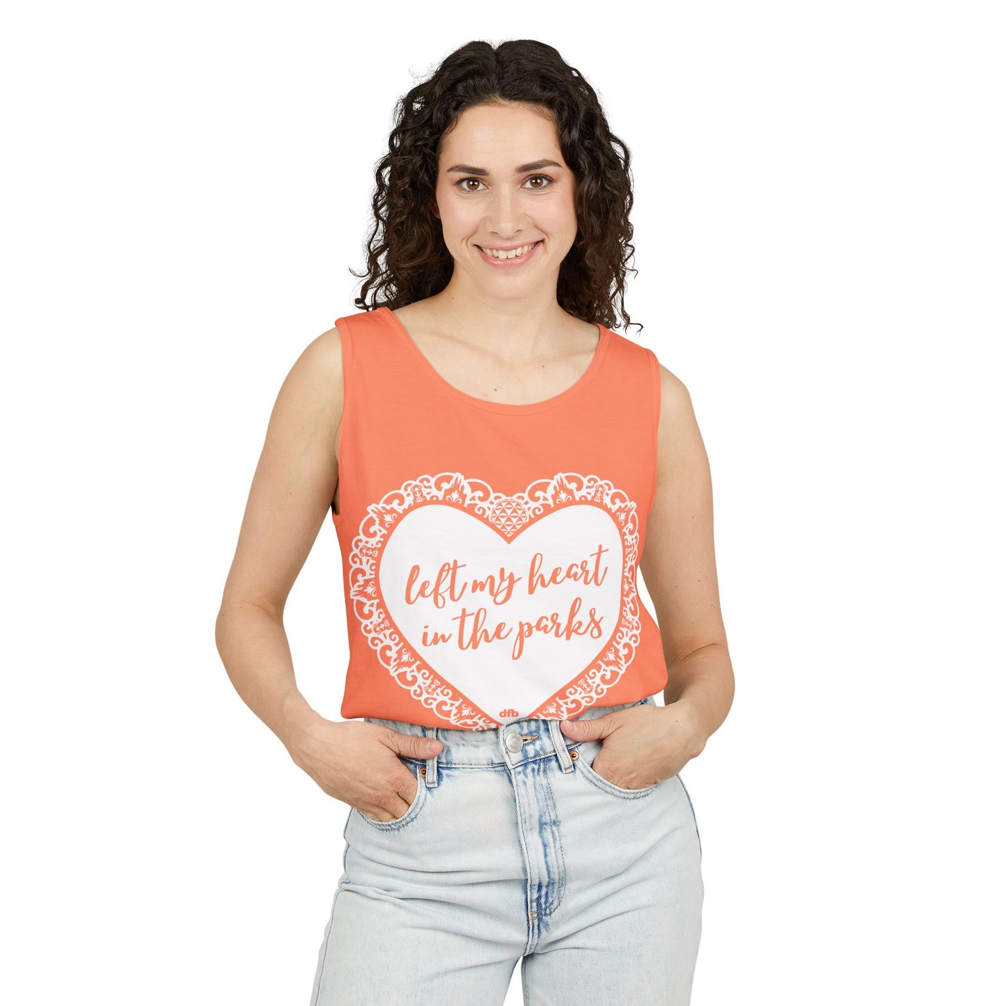 Left My Heart in the Parks - Unisex Garment-Dyed Tank Top