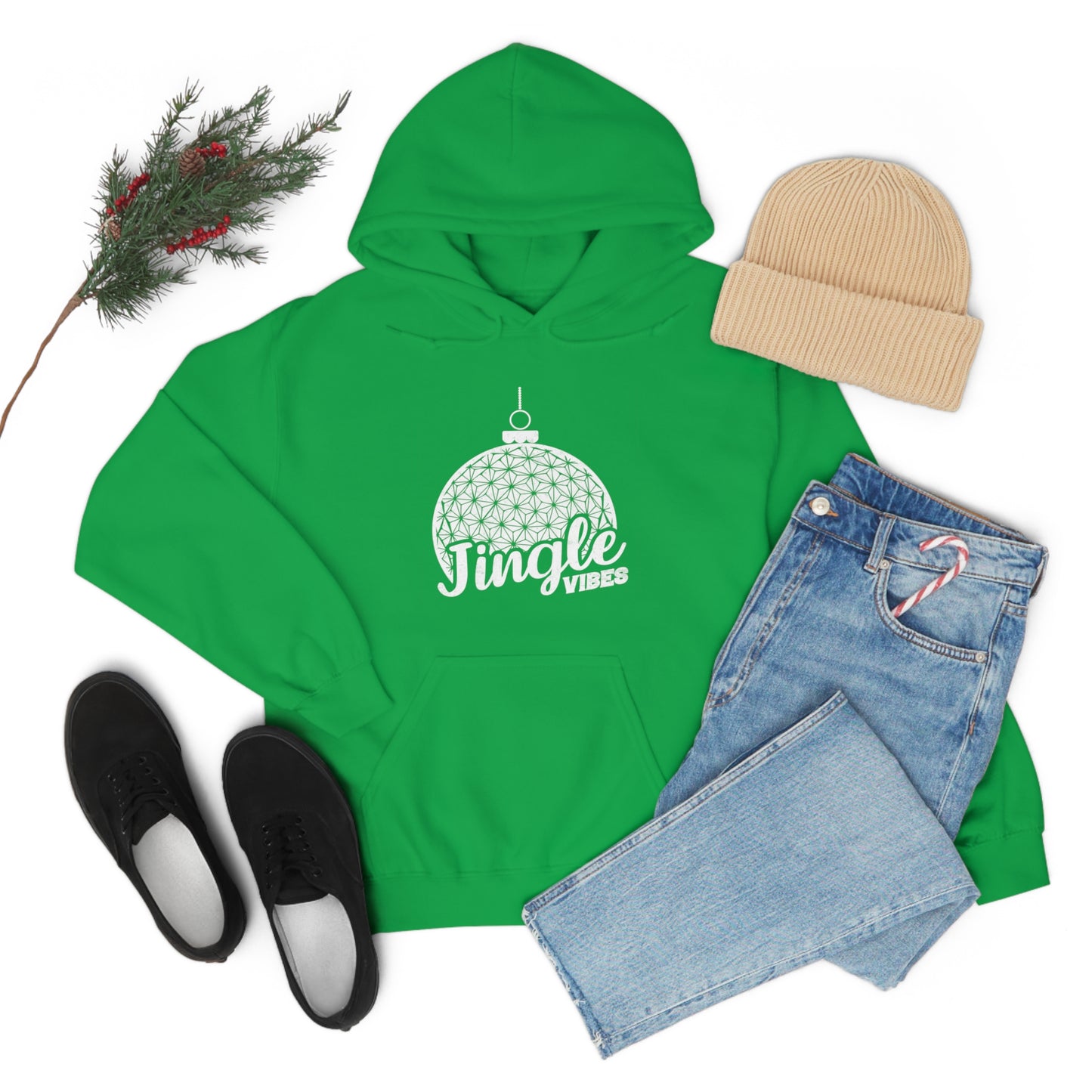 Jingle Vibes - Adult Hoodie Sweatshirt
