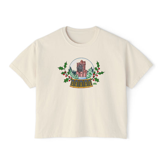 Hollywood Studios Snowglobes  - Women's Boxy Tee