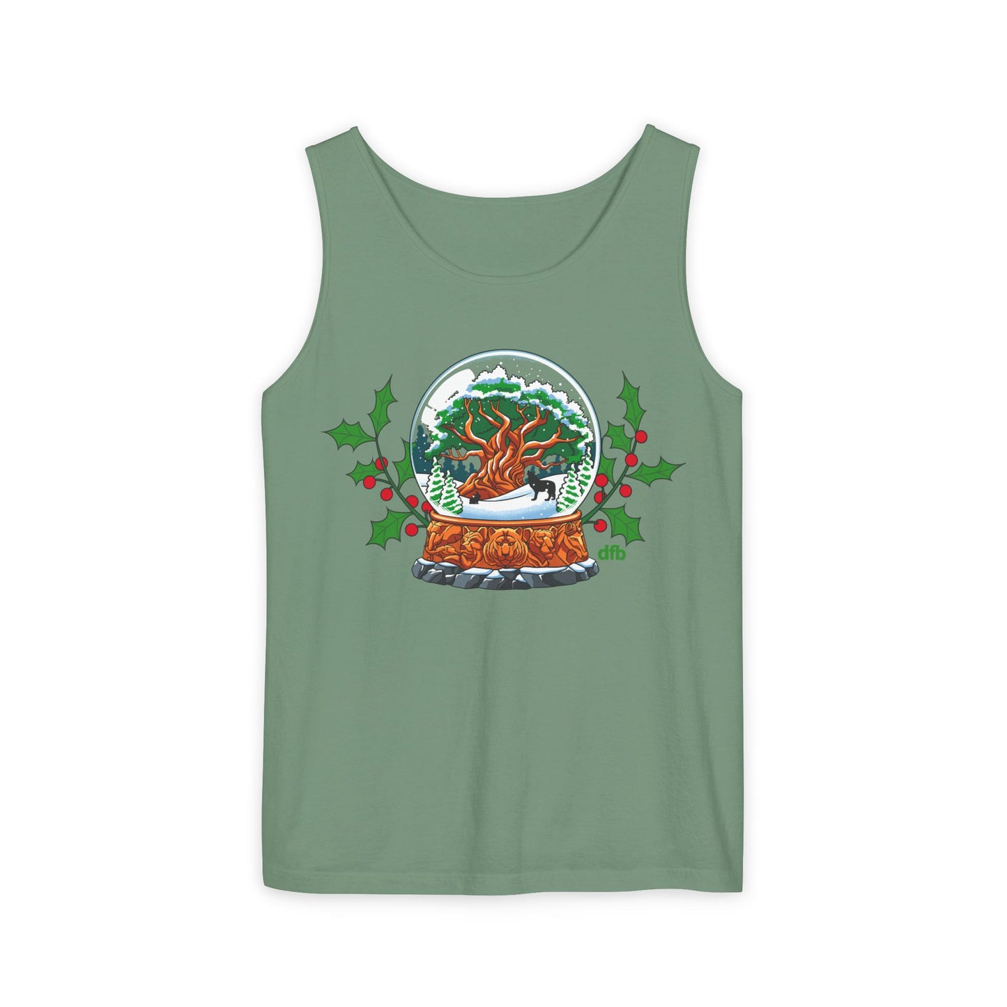 Animal Kingdom Snowglobes - Unisex Garment-Dyed Tank Top