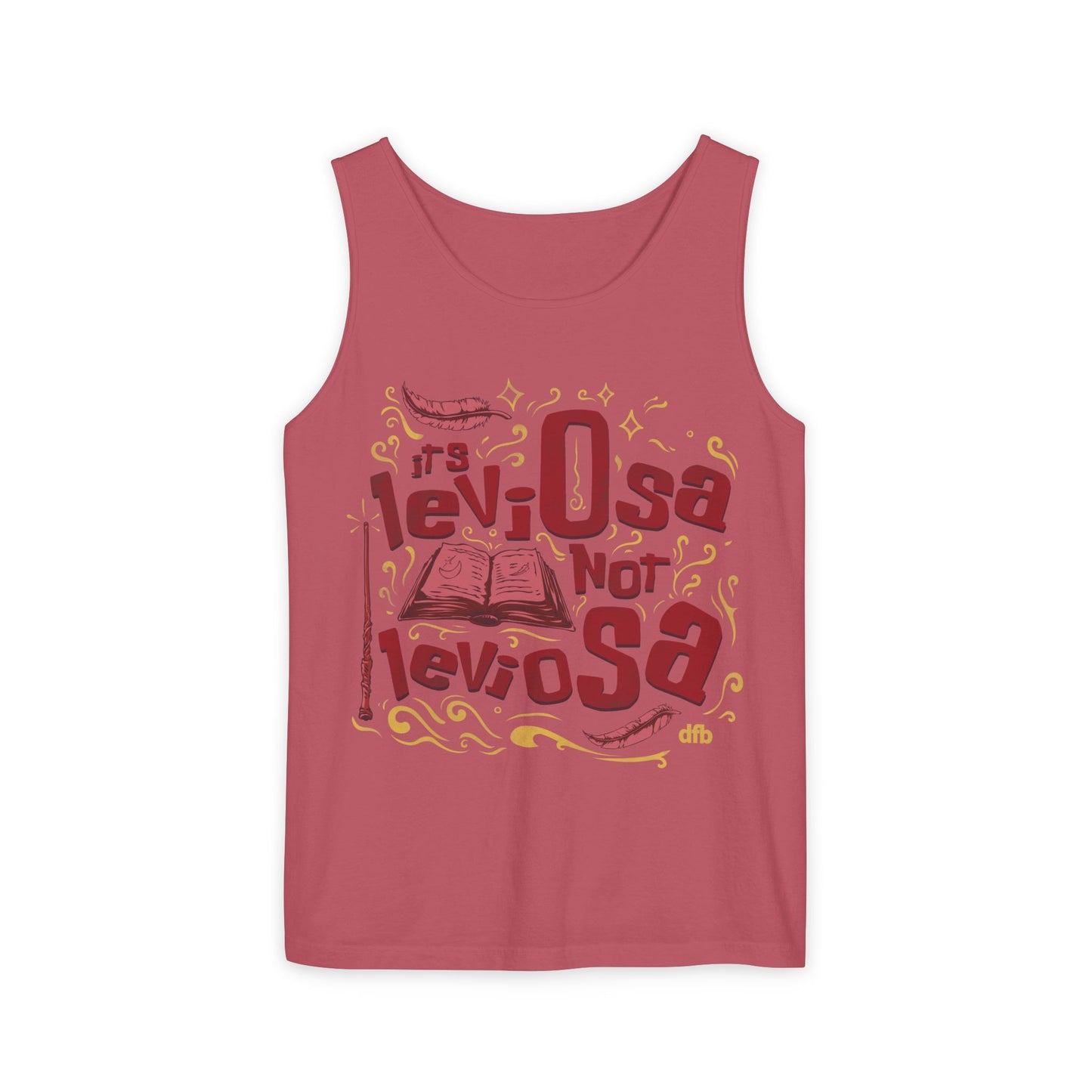 Hermione Quote - Unisex Garment-Dyed Tank Top