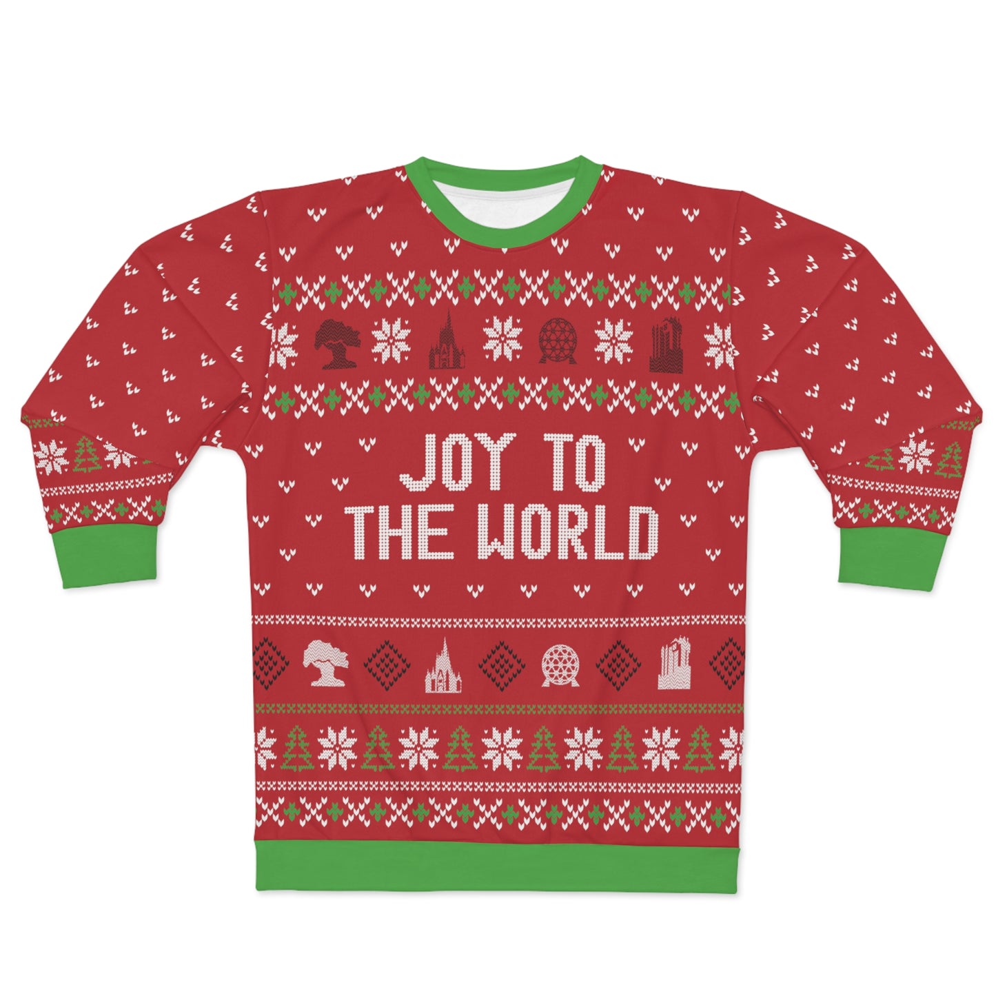 Joy to the World Ugly Christmas Sweater | Adult Unisex Sweatshirt