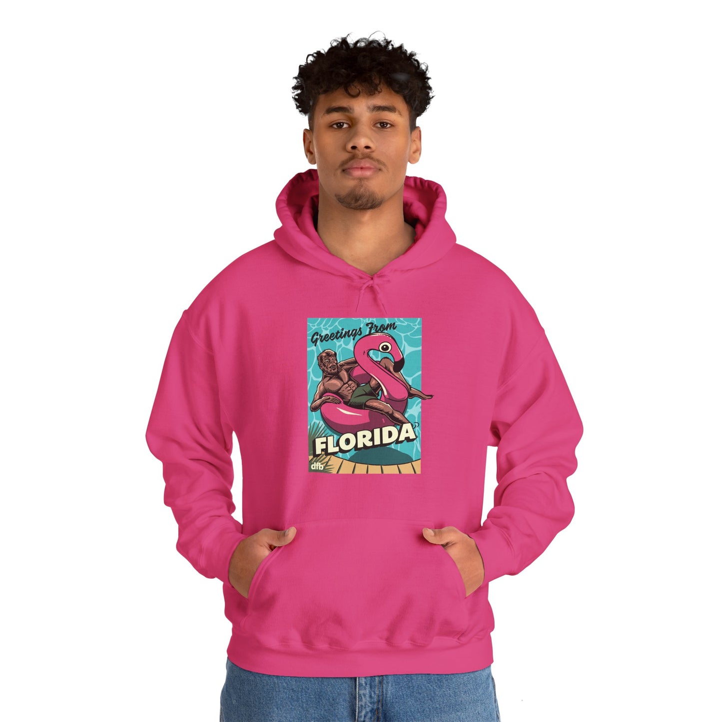 Monsters on Vacation - Adult Hoodie Sweatshirt