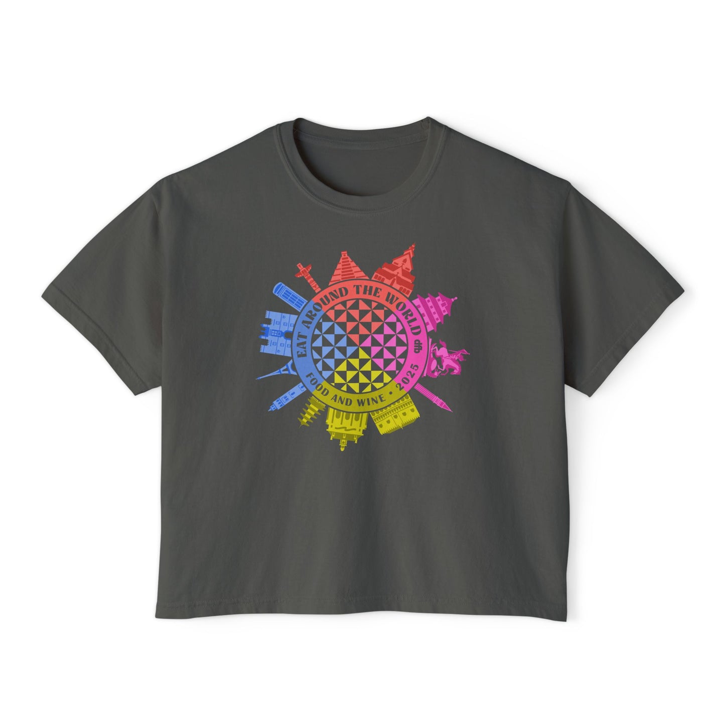 LIMITED EDITION Food & Wine Compass - Women's Boxy Tee