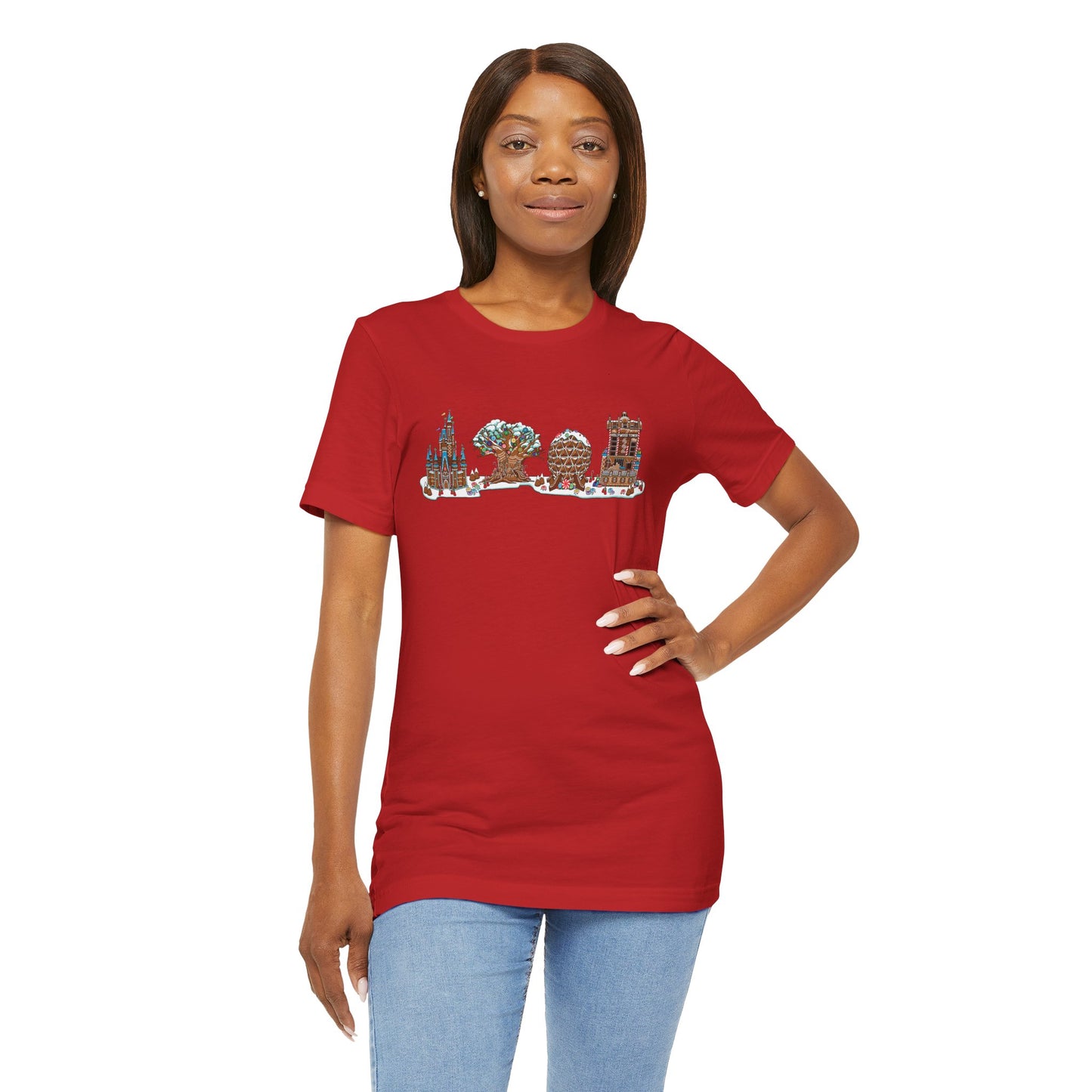 Gingerbread Park Icons - Adult Tee Shirt