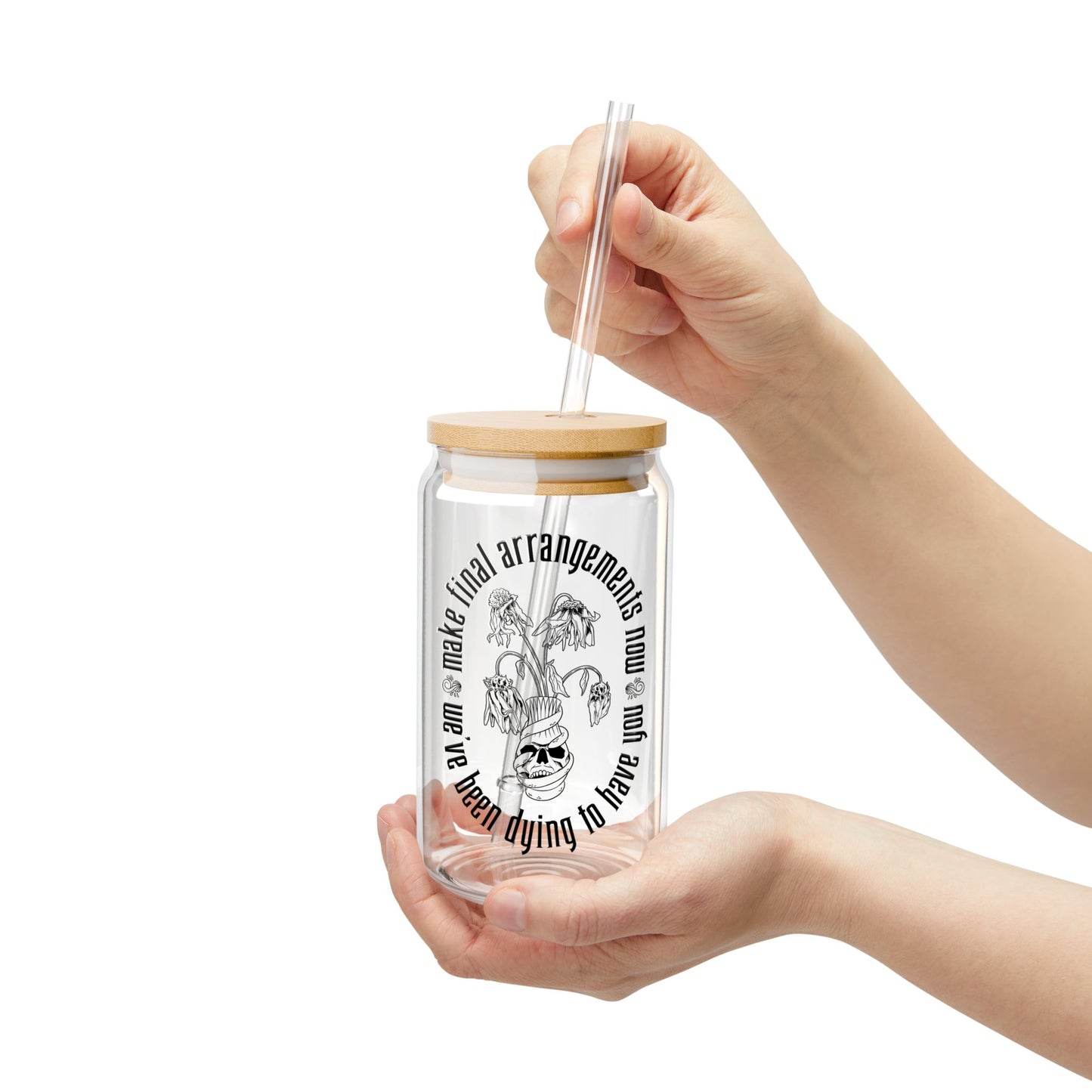 We've Been Dying to Have You - Haunted Mansion - Sipper Glass, 16oz