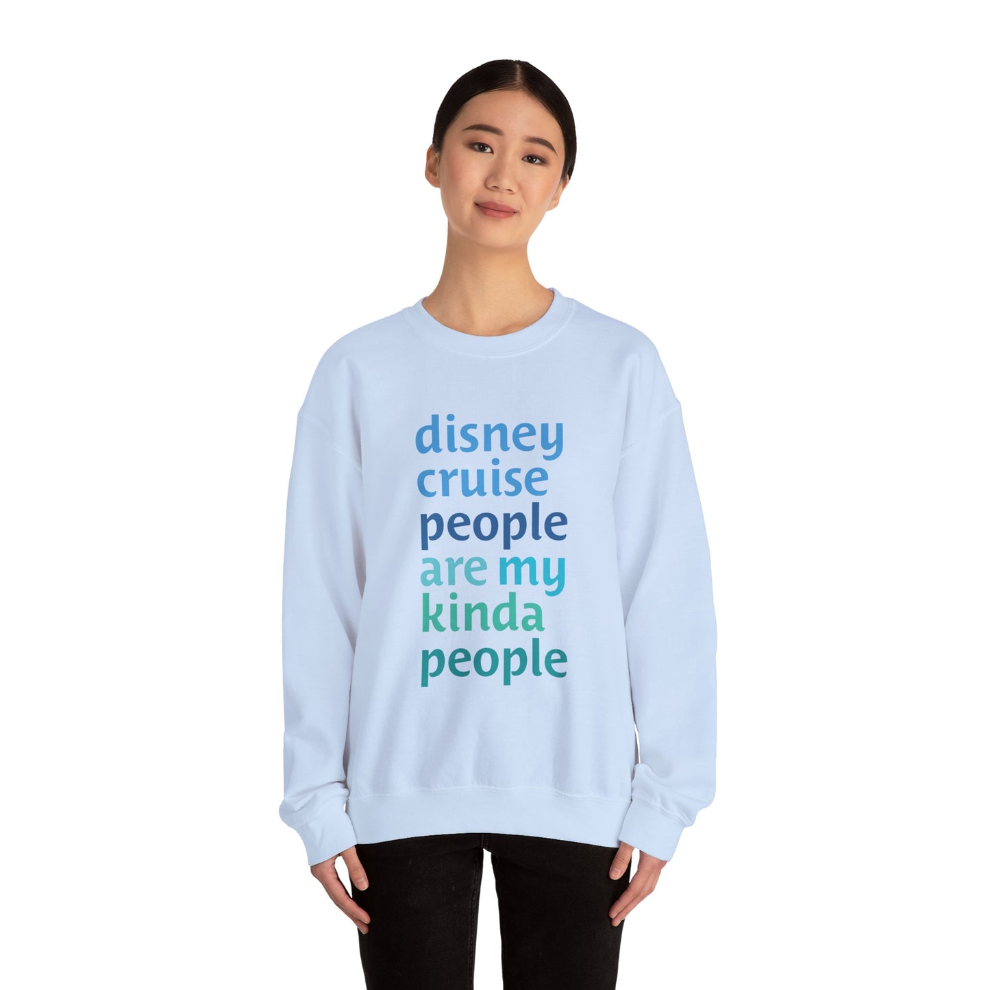 Disney People Are My Kinda People - Adult Crewneck Sweatshirt