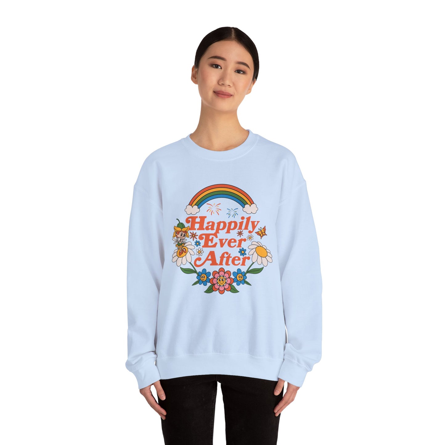Happily Ever After Disney Fireworks - Unisex Adult Crewneck Sweatshirt