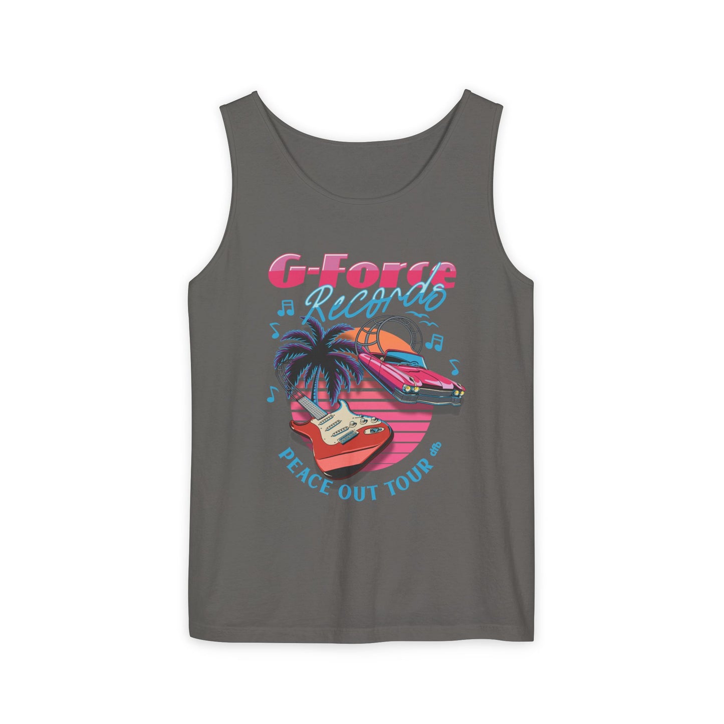 Peace Out Tour - Unisex Garment-Dyed Tank Top