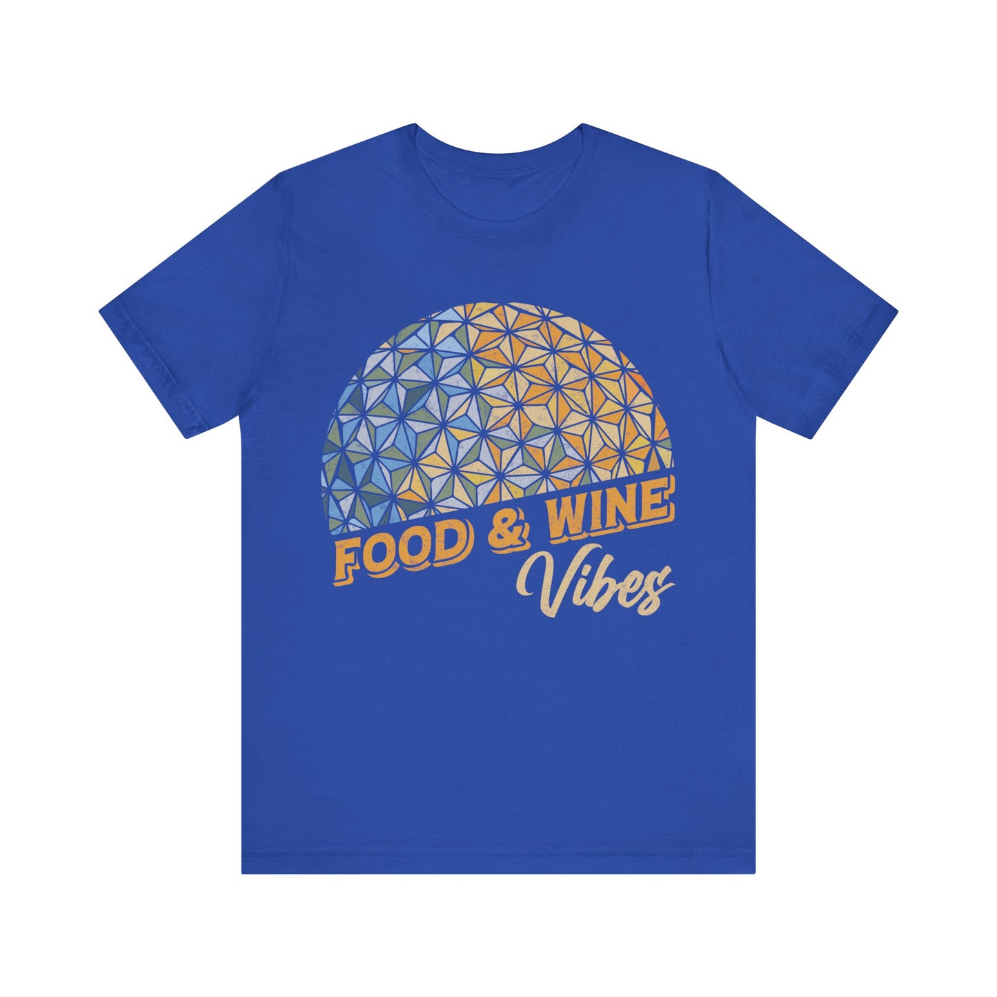 Food & Wine Vibes EPCOT Blue - Adult Unisex Shirt