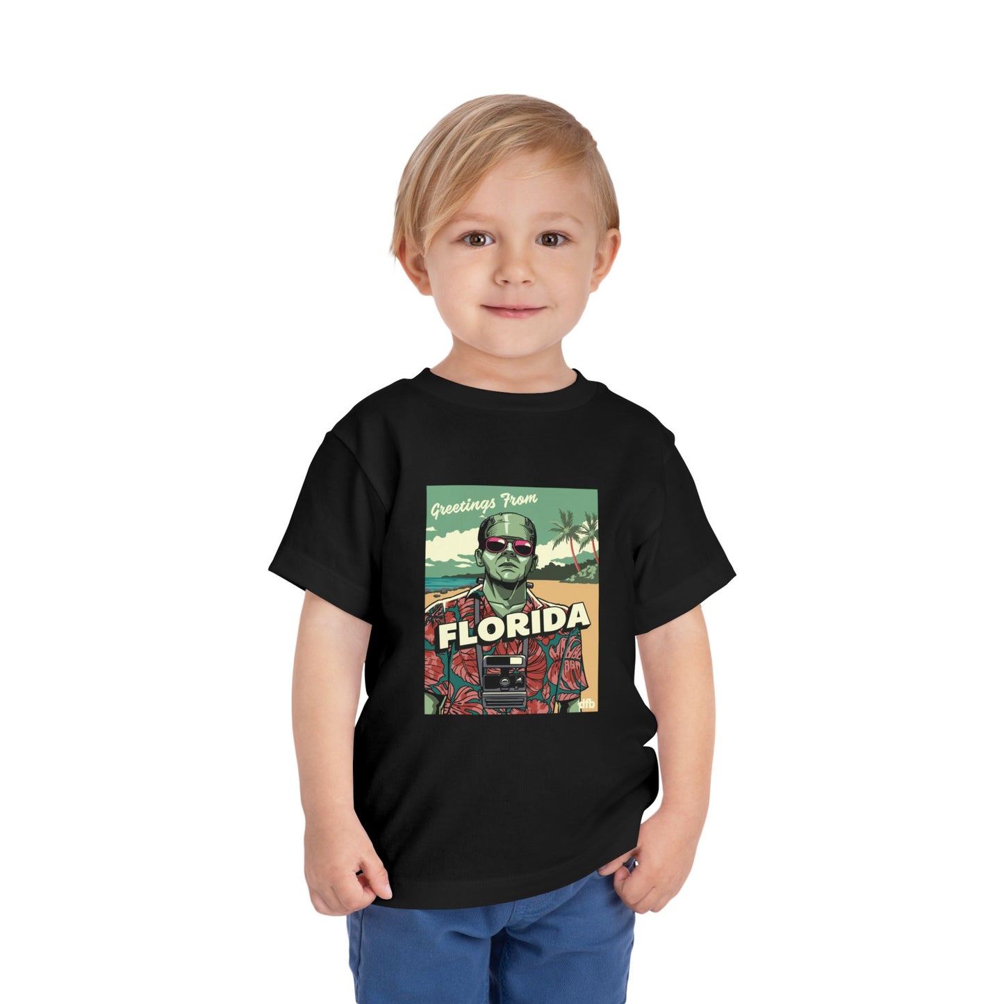 Monsters on Vacation - Toddler Tshirt
