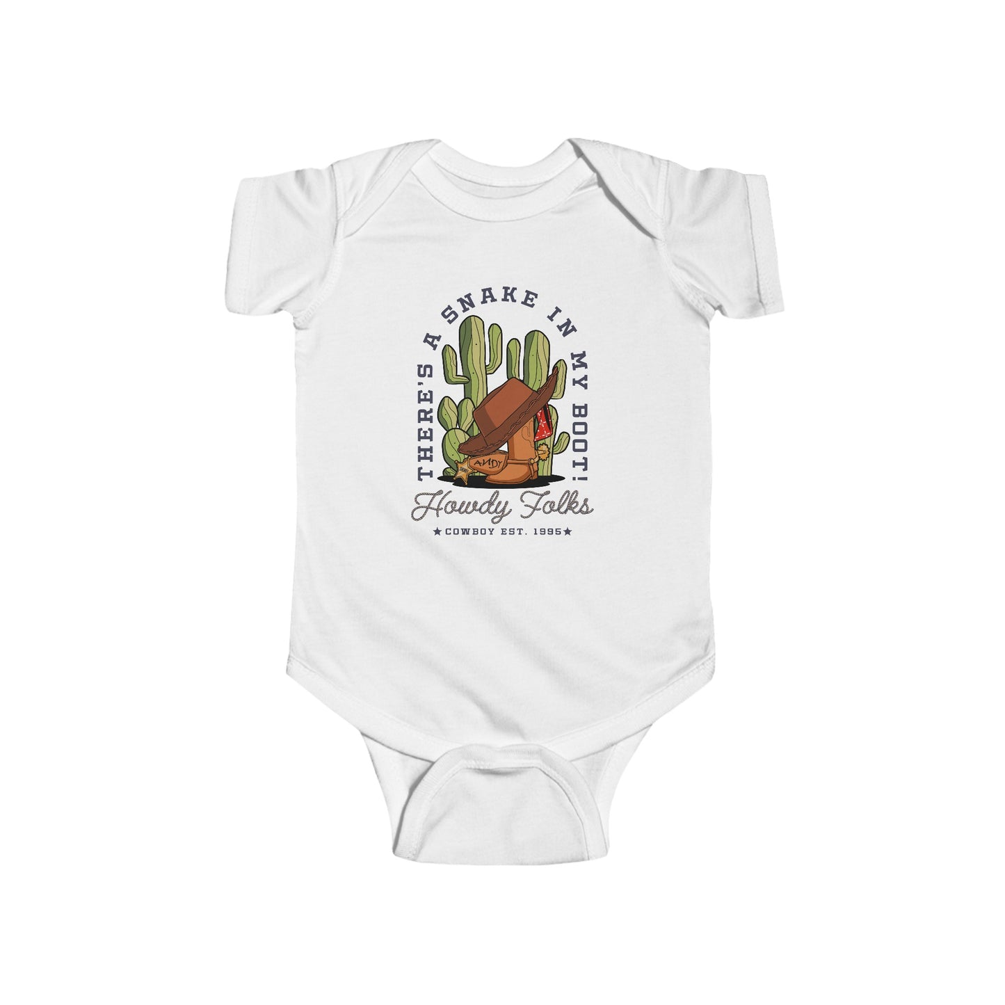 Howdy Folks - Baby Onesie