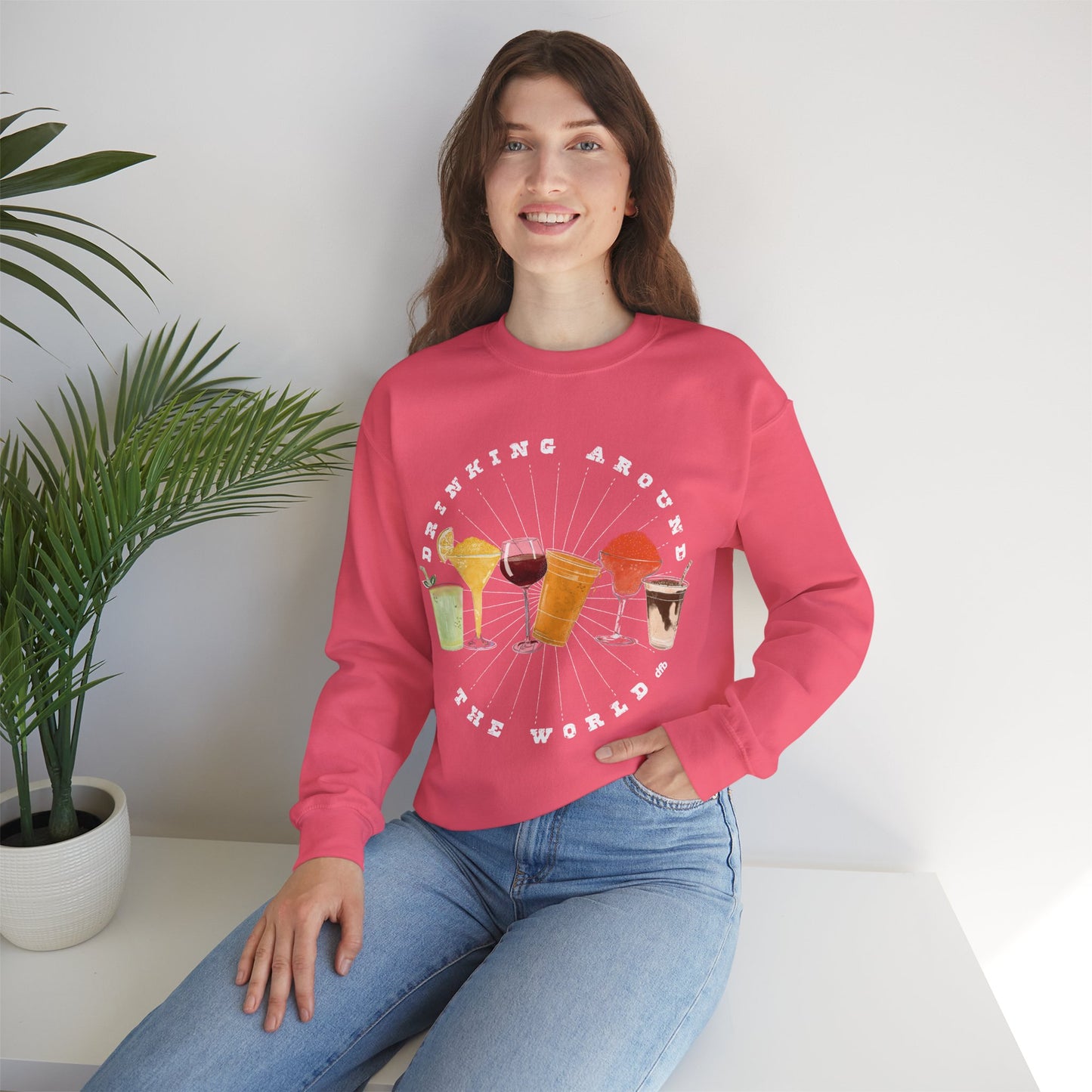 Drinking Around the World - Adult Sweatshirt