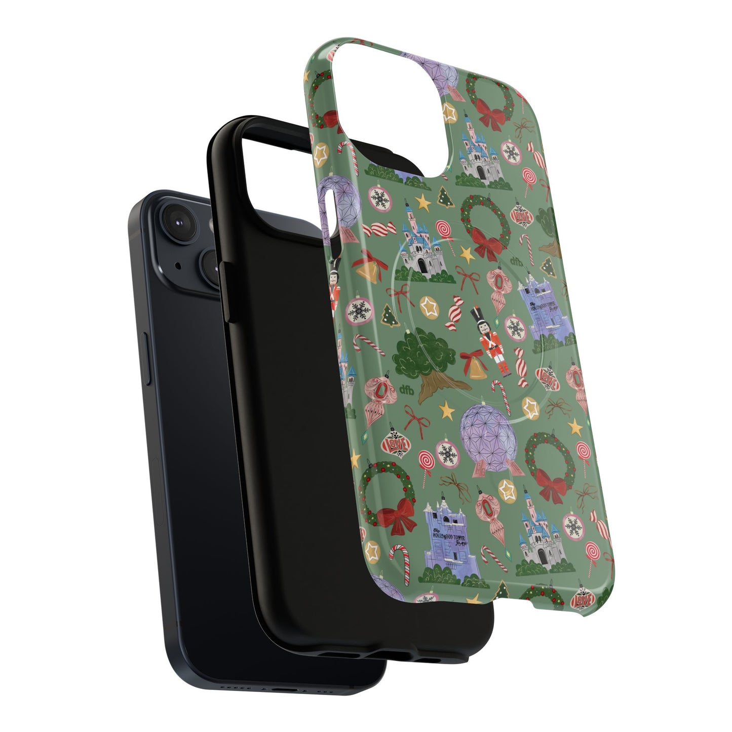 Park Icons Vintage Ornaments - Tough Magnetic iPhone Case