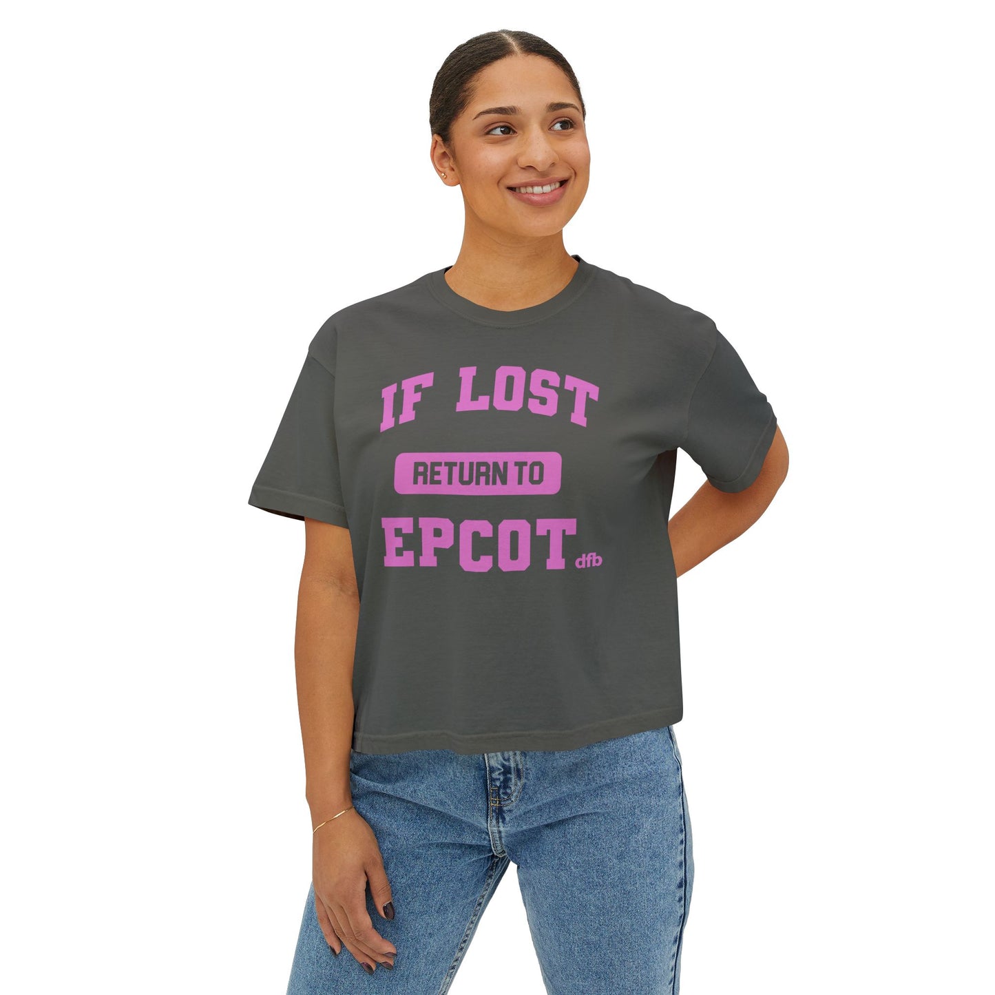 If Lost, Return to the Parks - Women's Boxy Tee