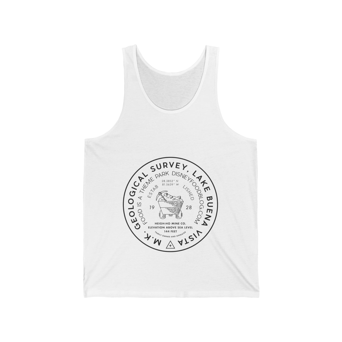 MK Geological Survey Unisex Tank Top