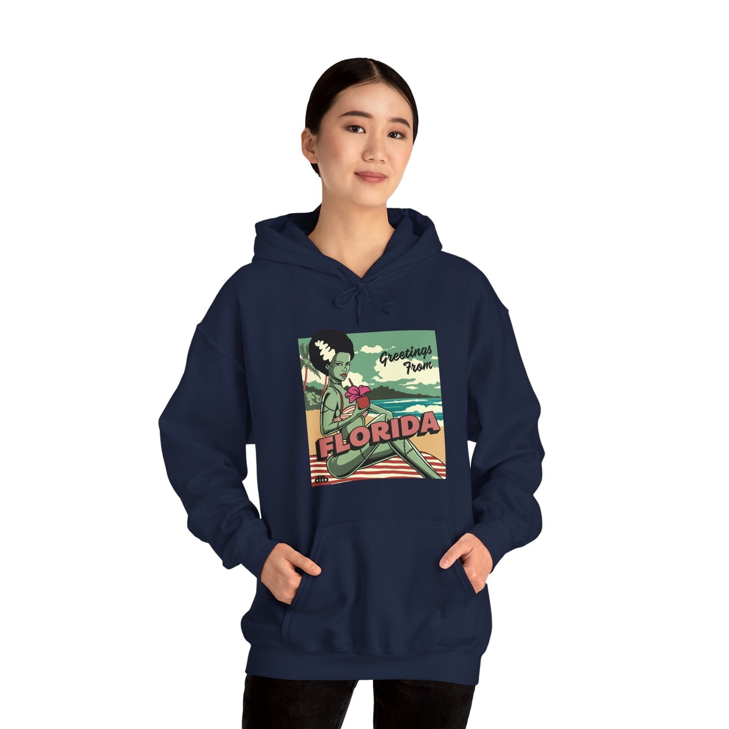 Monsters on Vacation - Adult Hoodie Sweatshirt