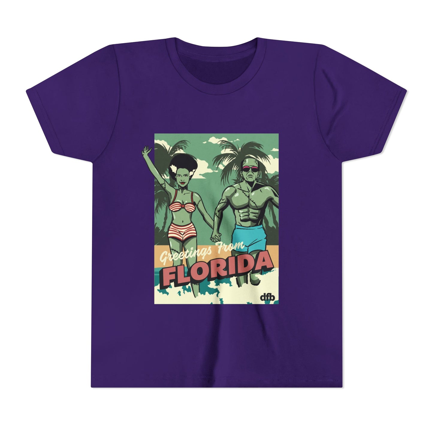 Monsters on Vacation - Kid's Tee Shirt