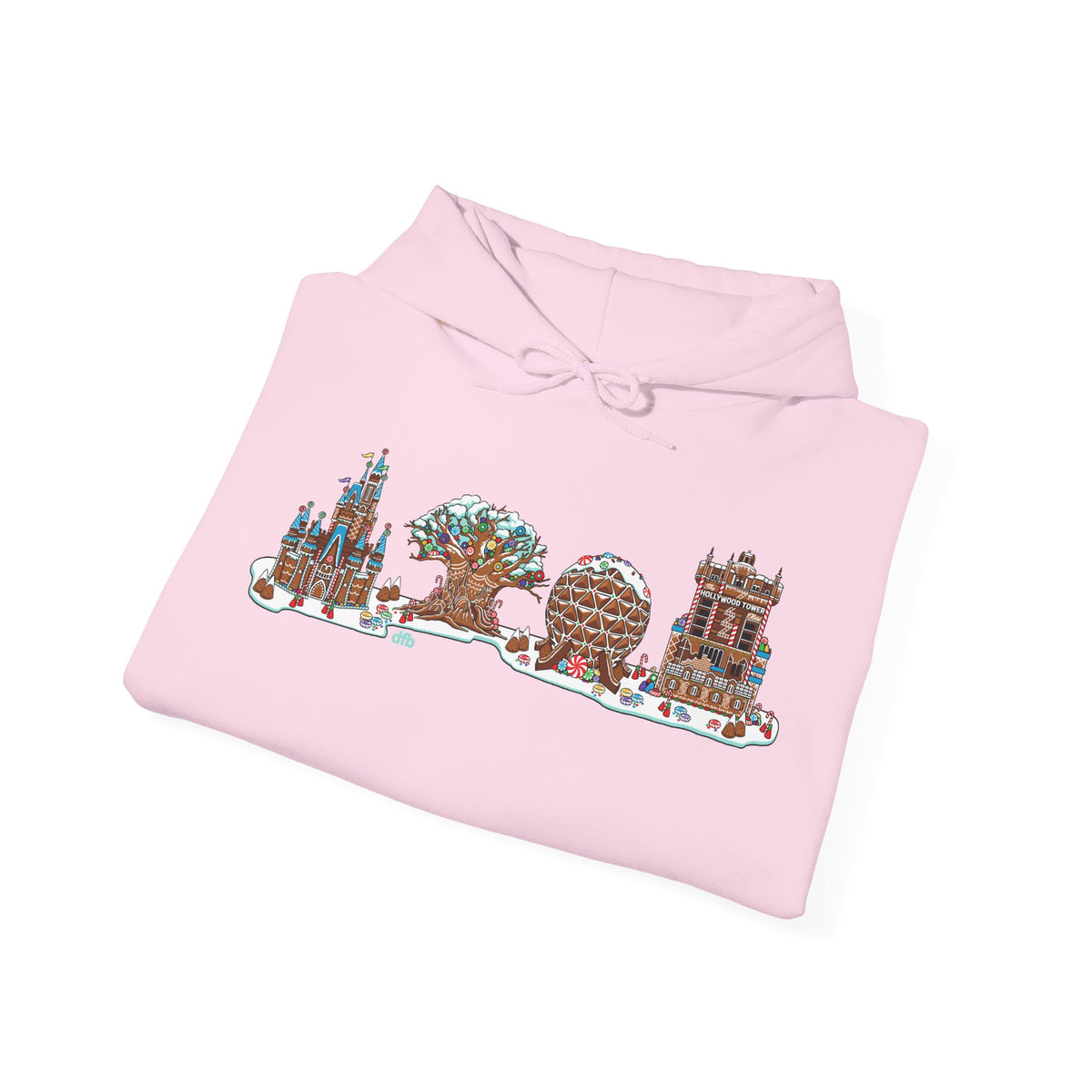 Gingerbread Park Icons - Adult Hoodie Sweatshirt
