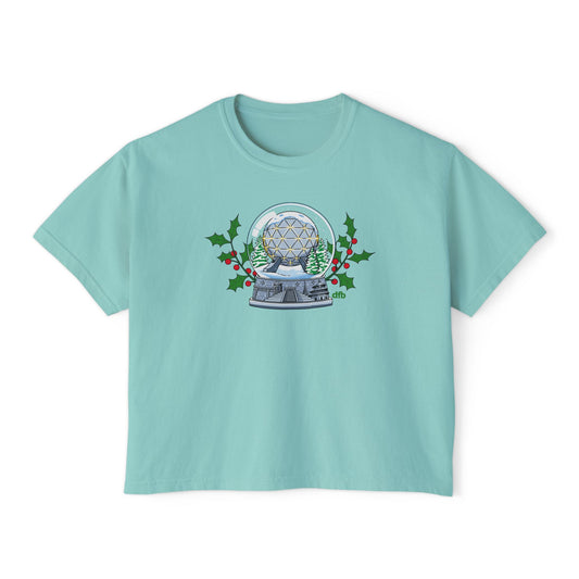 EPCOT Snowglobes  - Women's Boxy Tee