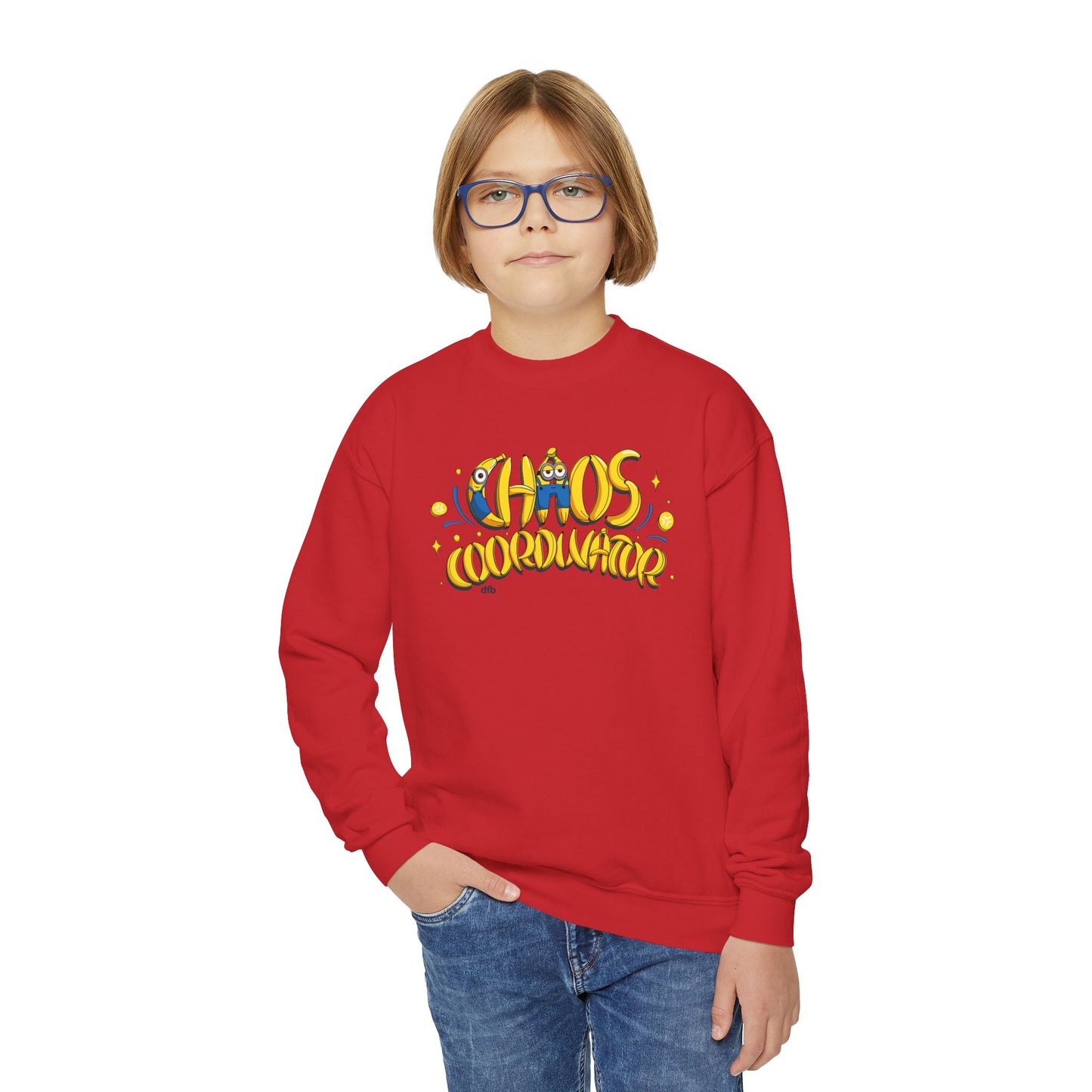 Chaos Coordinator - Youth Crewneck Sweatshirt