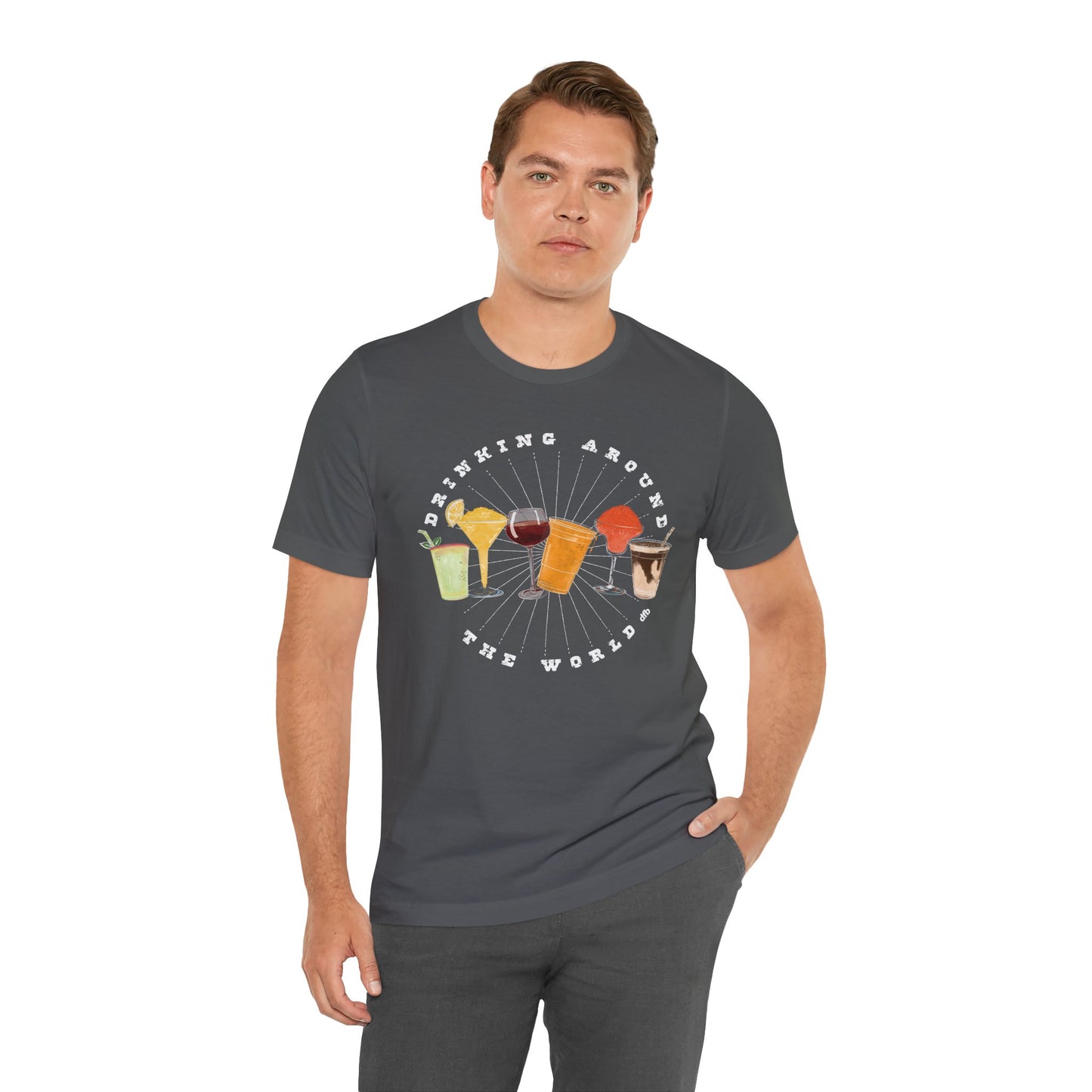 Drinking Around the World - Adult Tee Shirt