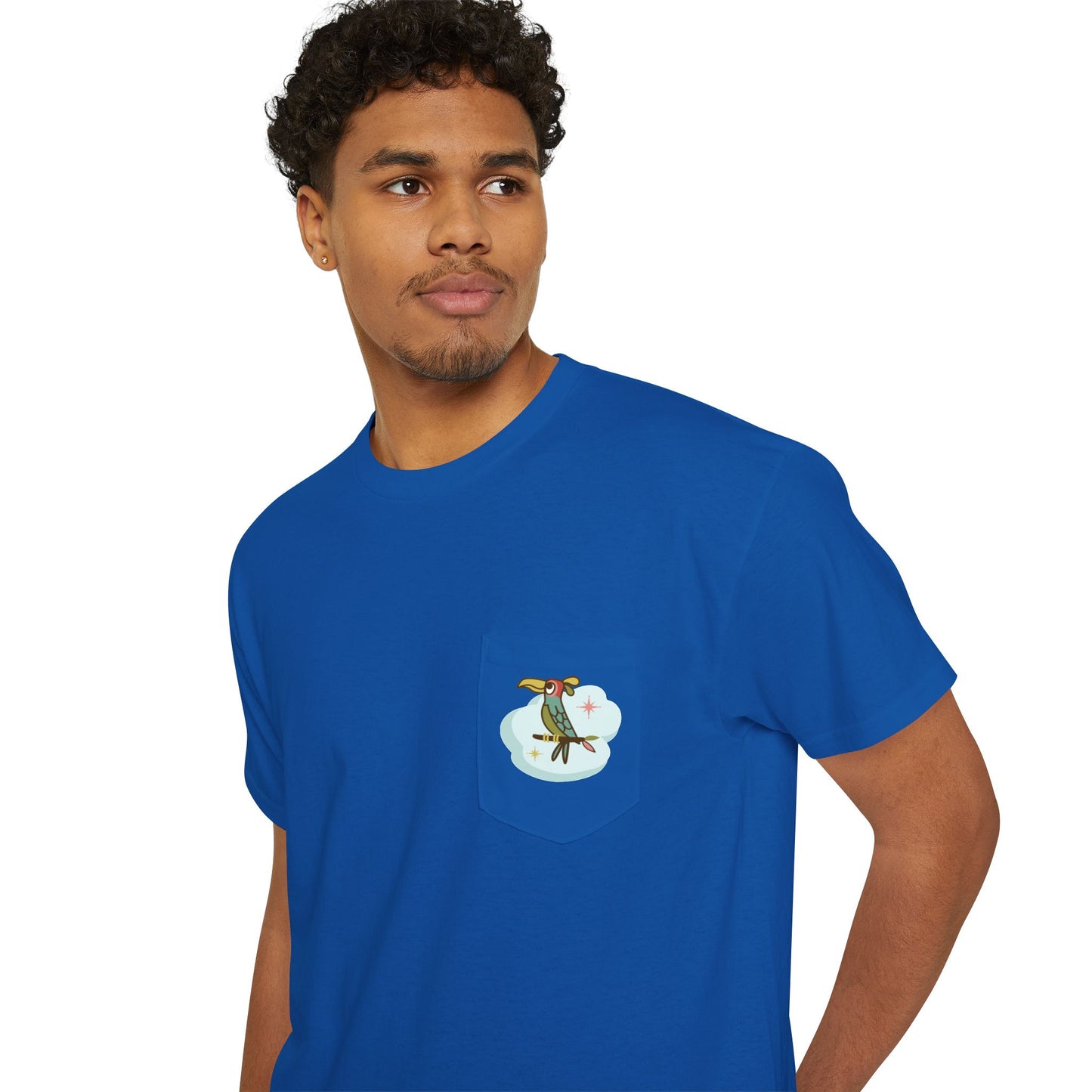 Every Cloud Has a Silver Lining - Front & Back - Unisex Heavy Cotton Pocket Tee