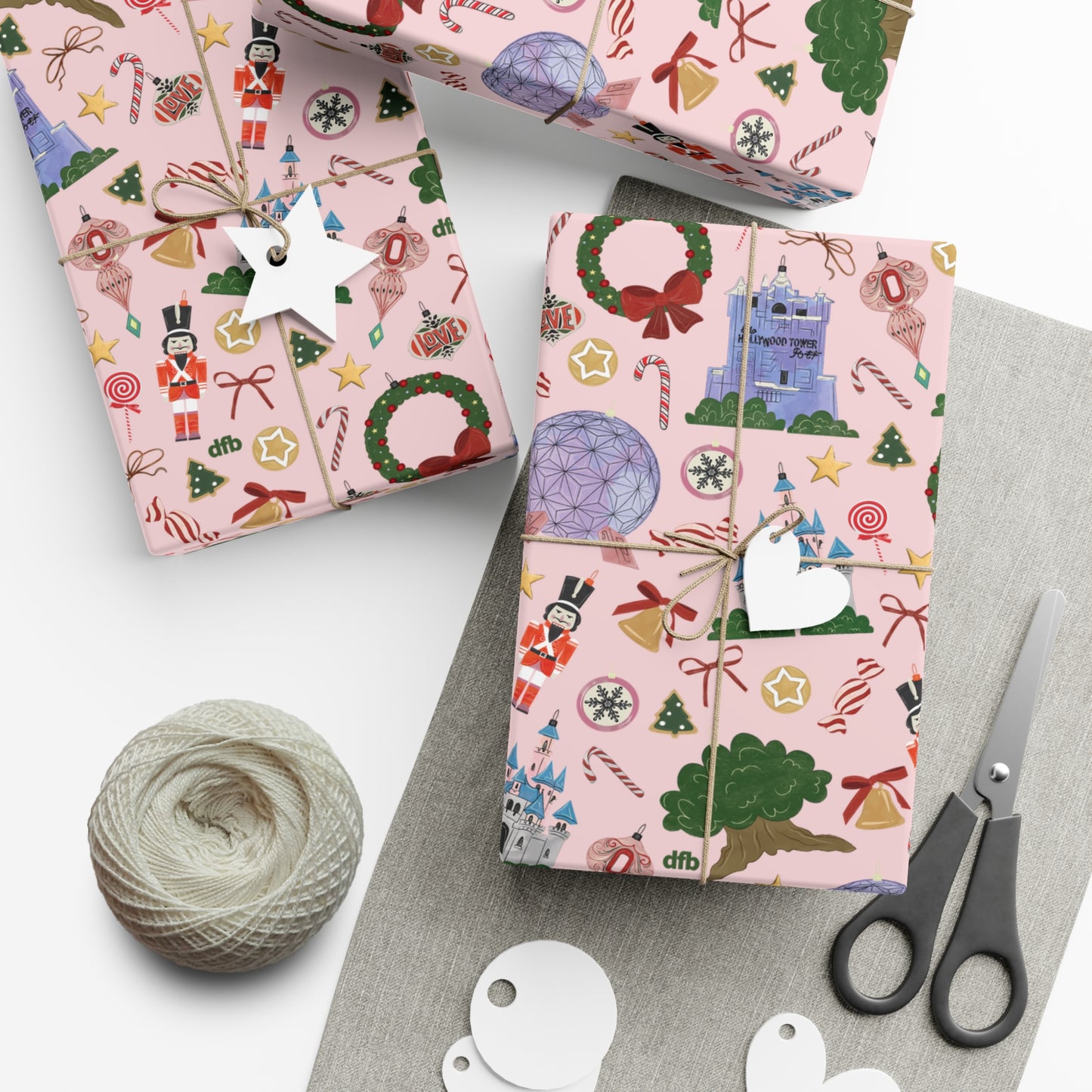 Park Icons Vintage Ornaments - Gift Wrap Papers