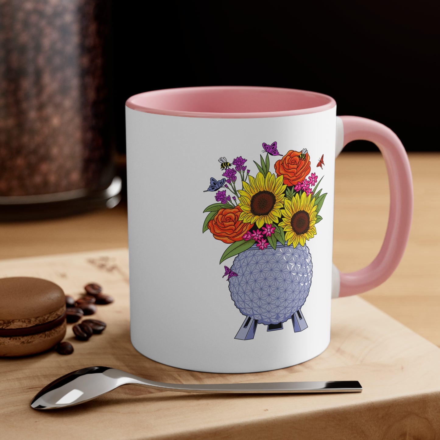 EPCOT Flowers Accent Coffee Mug, 11oz