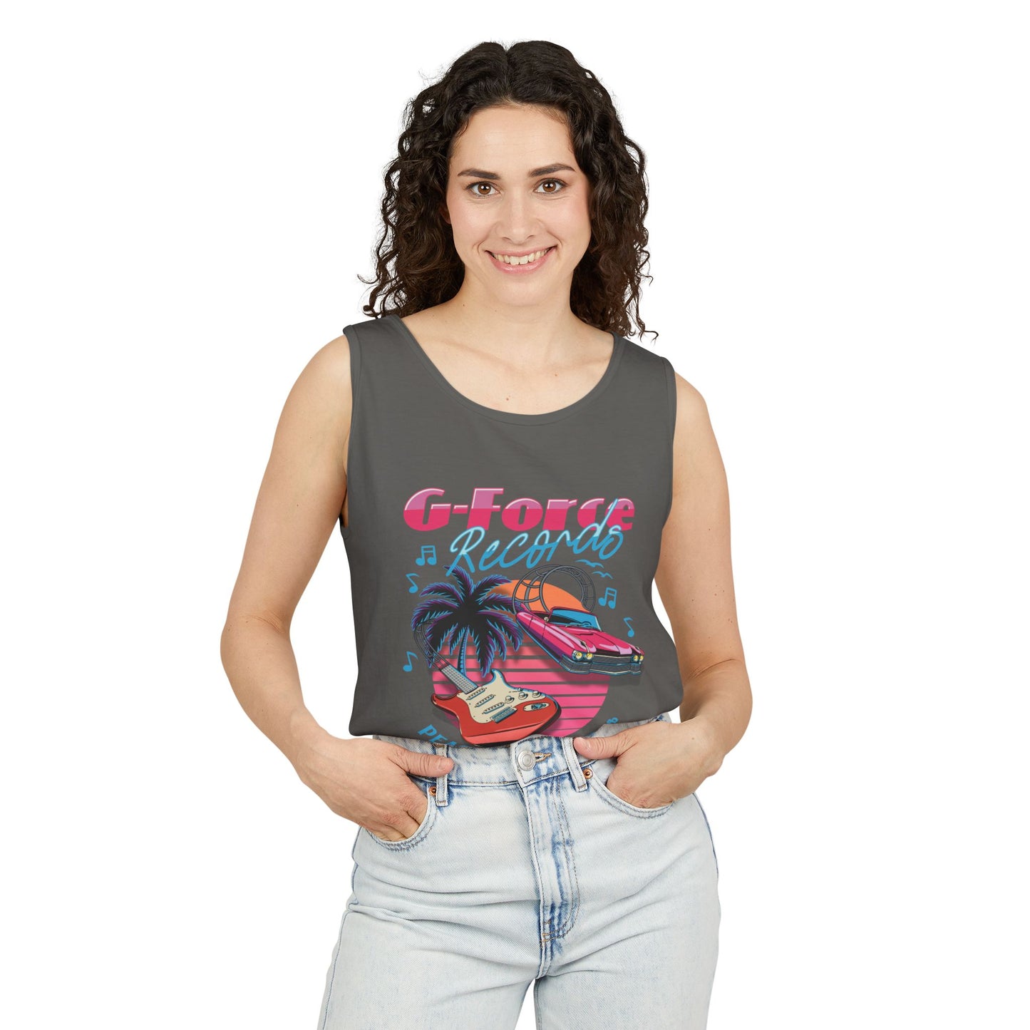 Peace Out Tour - Unisex Garment-Dyed Tank Top