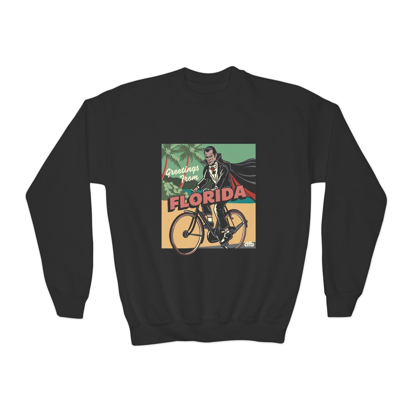 Monsters on Vacation - Youth Crewneck Sweatshirt