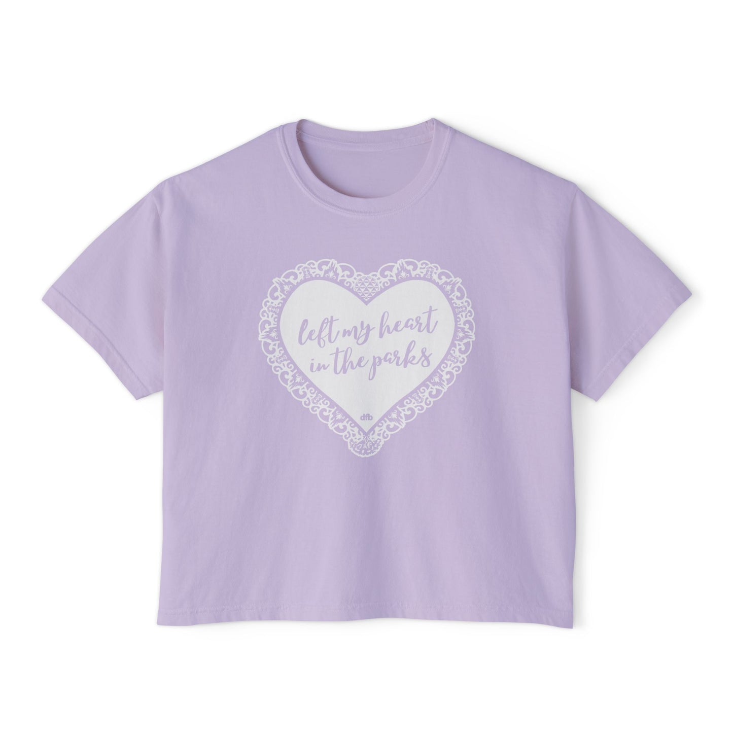 Left My Heart in the Parks - Women's Boxy Tee