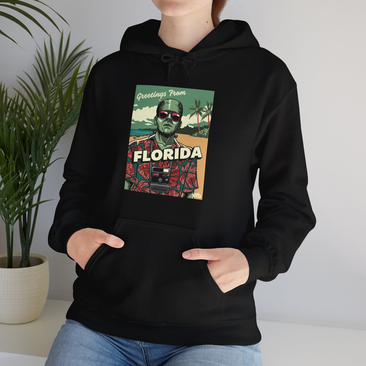 Monsters on Vacation - Adult Hoodie Sweatshirt