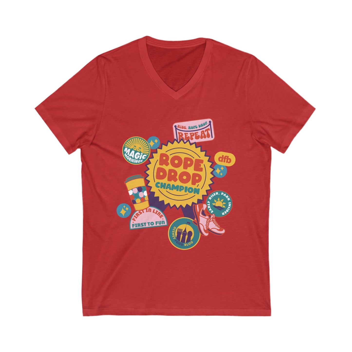 Rope Drop Champion - Short Sleeve V-Neck Tee