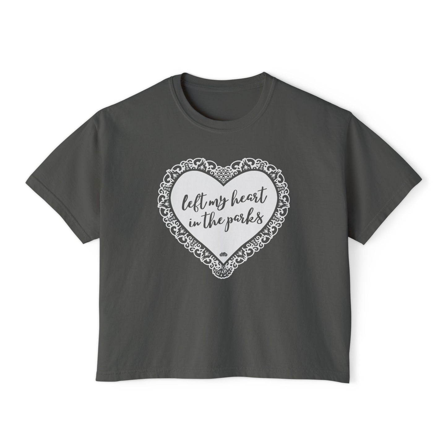 Left My Heart in the Parks - Women's Boxy Tee
