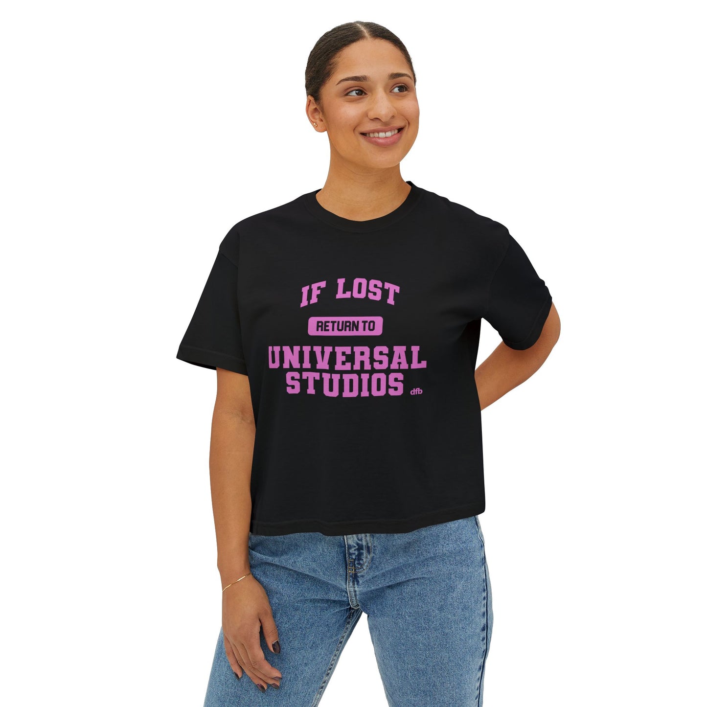 If Lost, Return to the Parks - Women's Boxy Tee