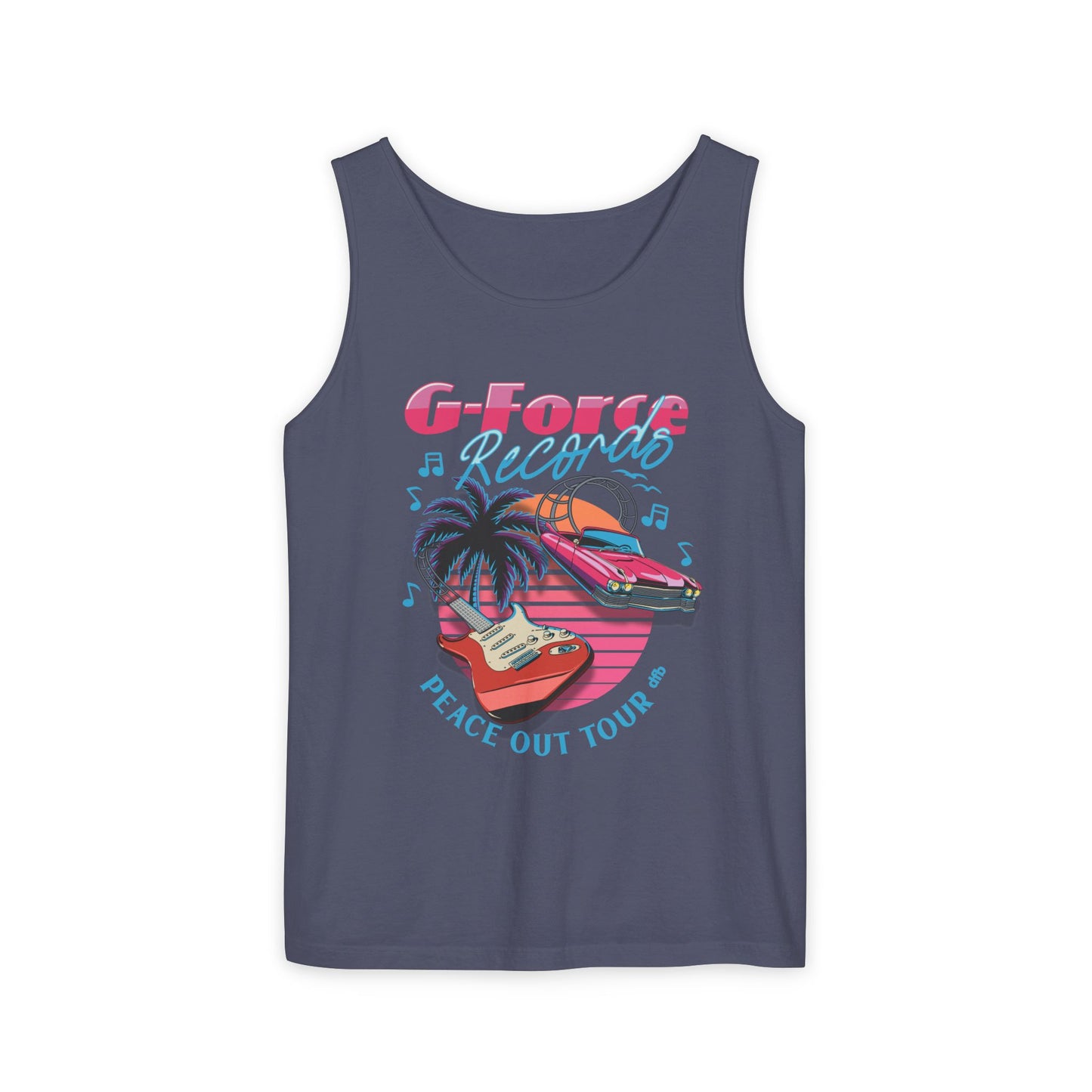 Peace Out Tour - Unisex Garment-Dyed Tank Top