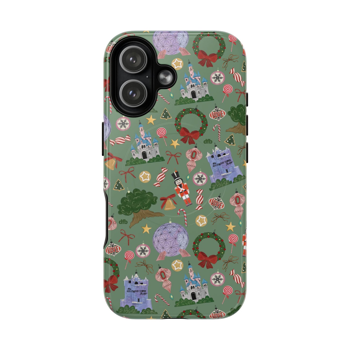 Park Icons Vintage Ornaments - Tough Magnetic iPhone Case