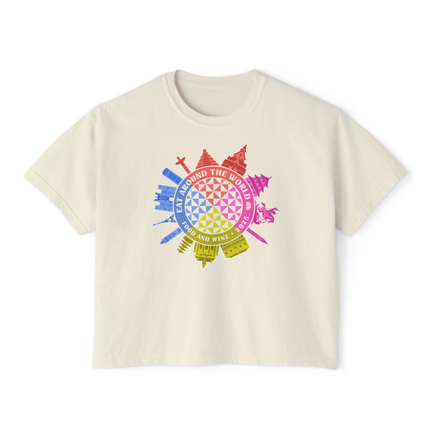 LIMITED EDITION Food & Wine Compass - Women's Boxy Tee