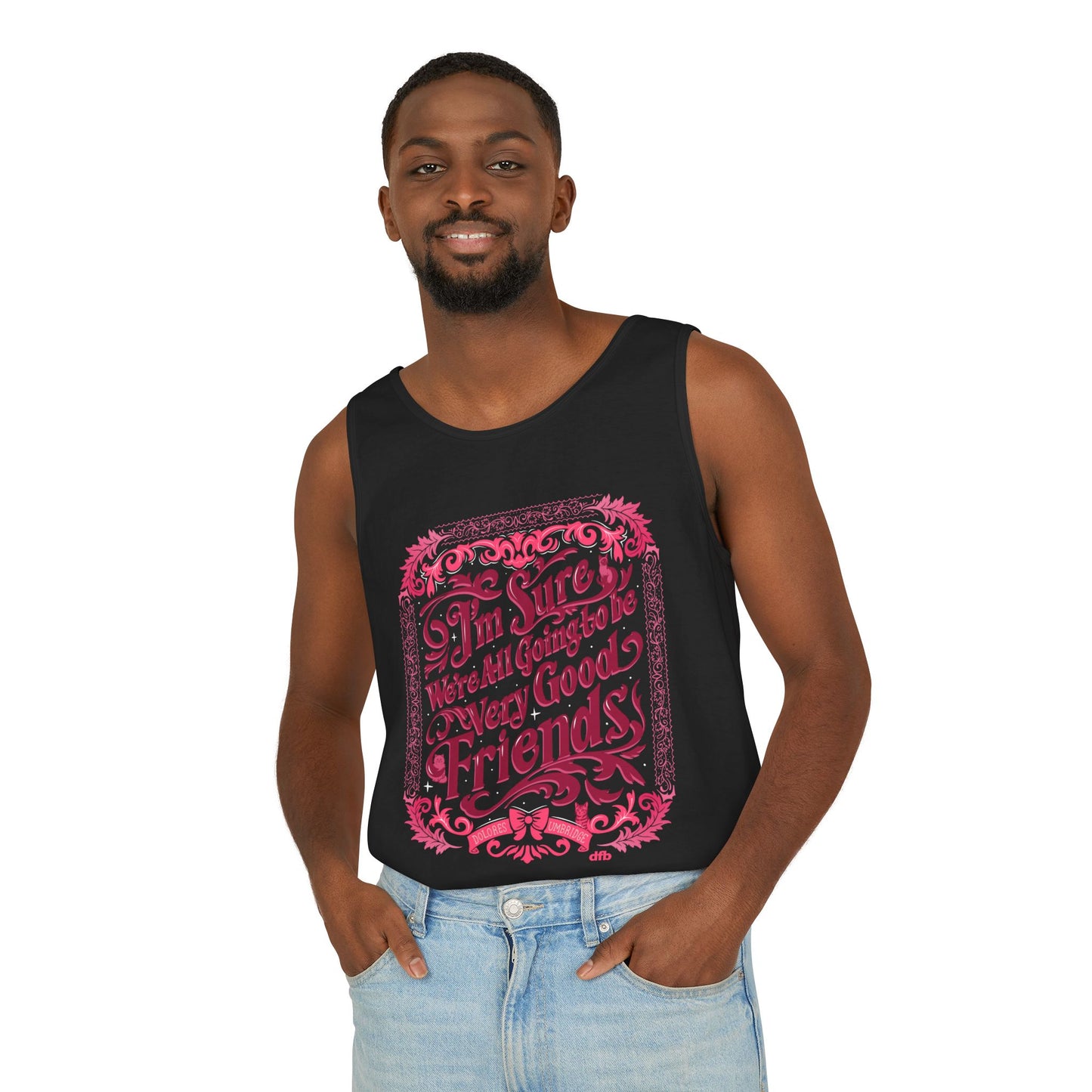 Umbridge Quote - Unisex Garment-Dyed Tank Top