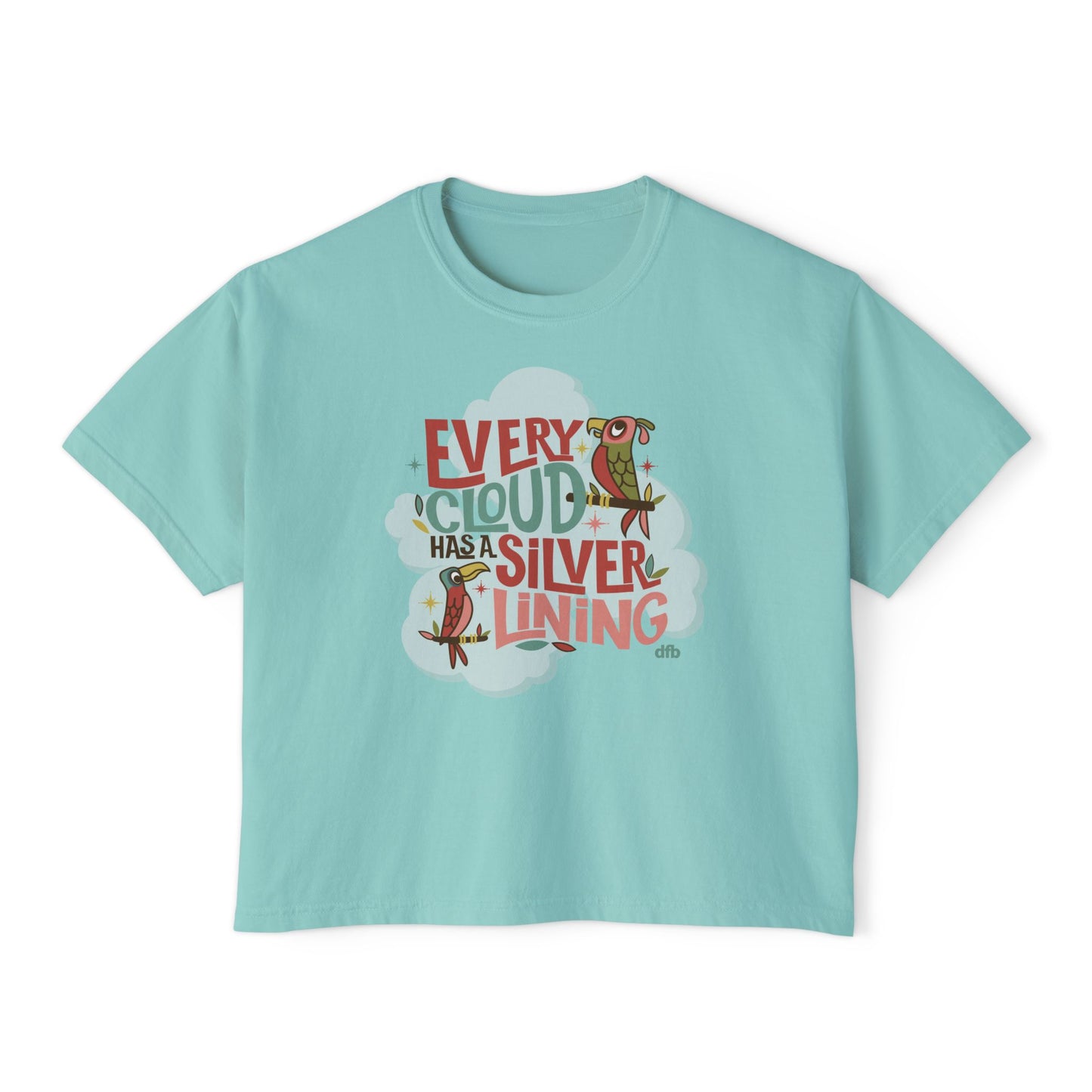 Every Cloud Has a Silver Lining - Women's Boxy Tee