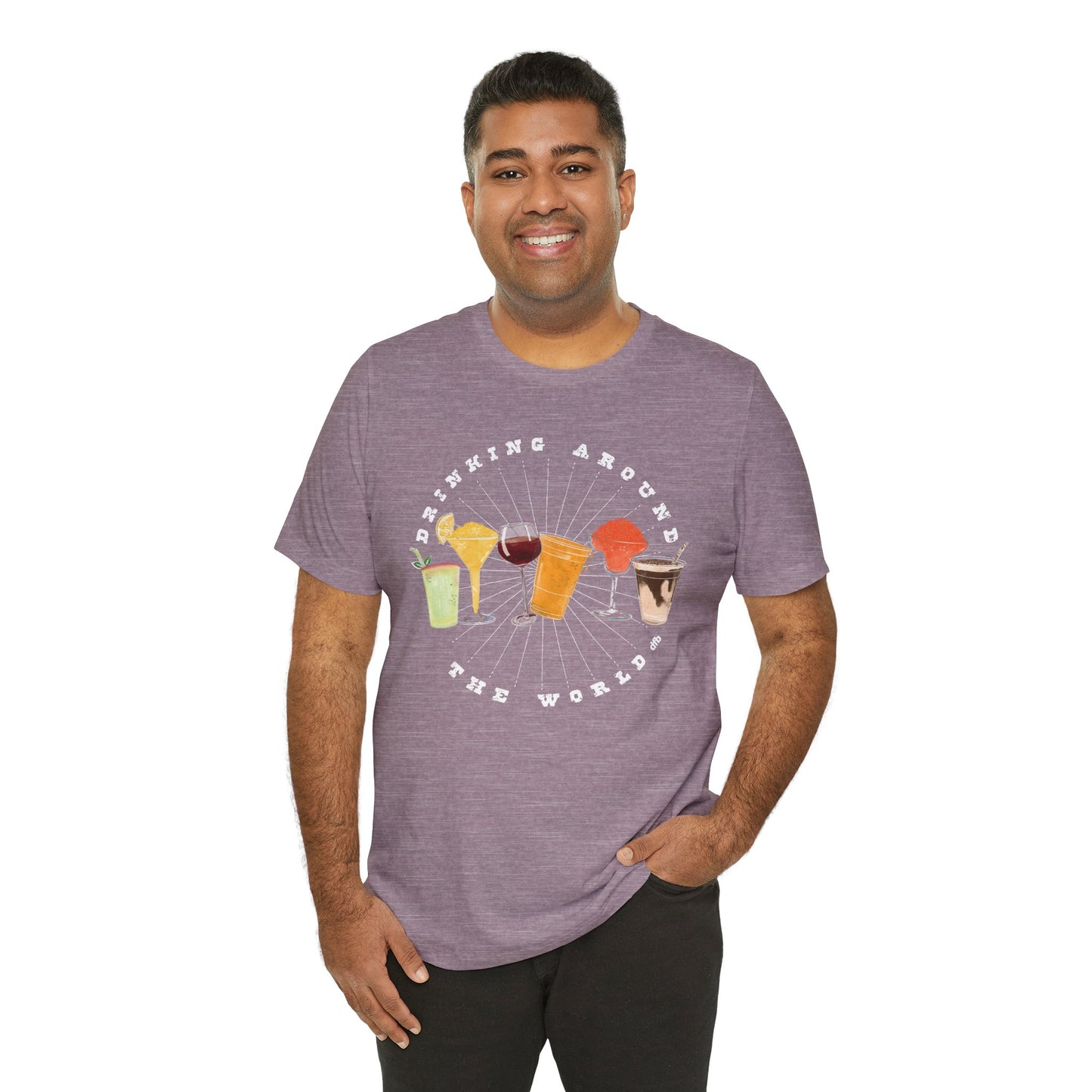 Drinking Around the World - Adult Tee Shirt