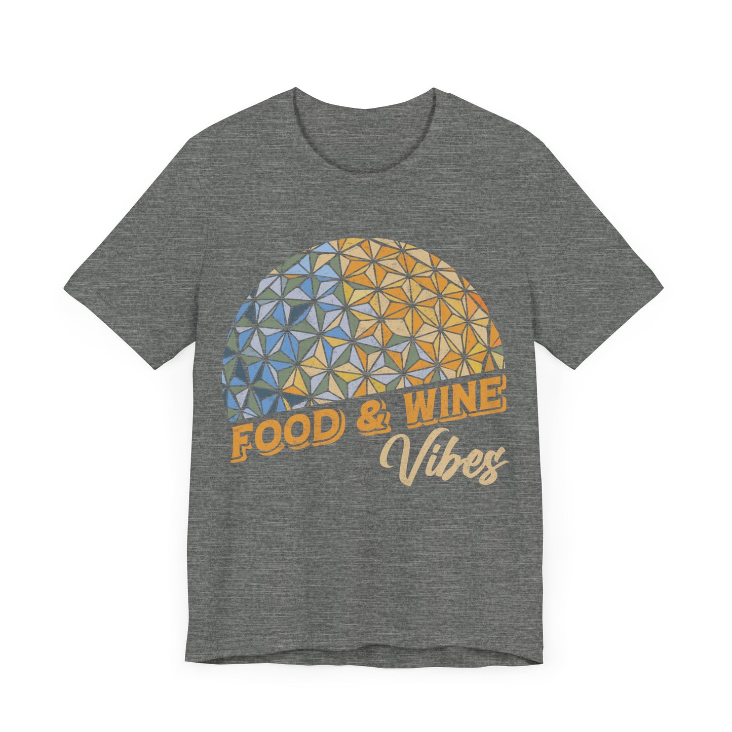 Food & Wine Vibes EPCOT Blue - Adult Unisex Shirt