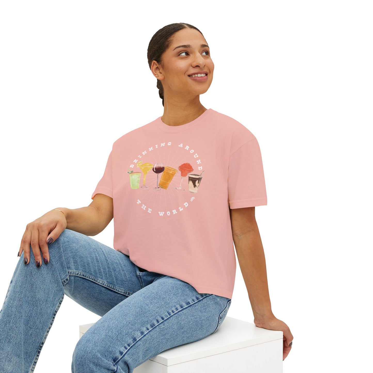 Drinking Around the World - Women's Boxy Tee