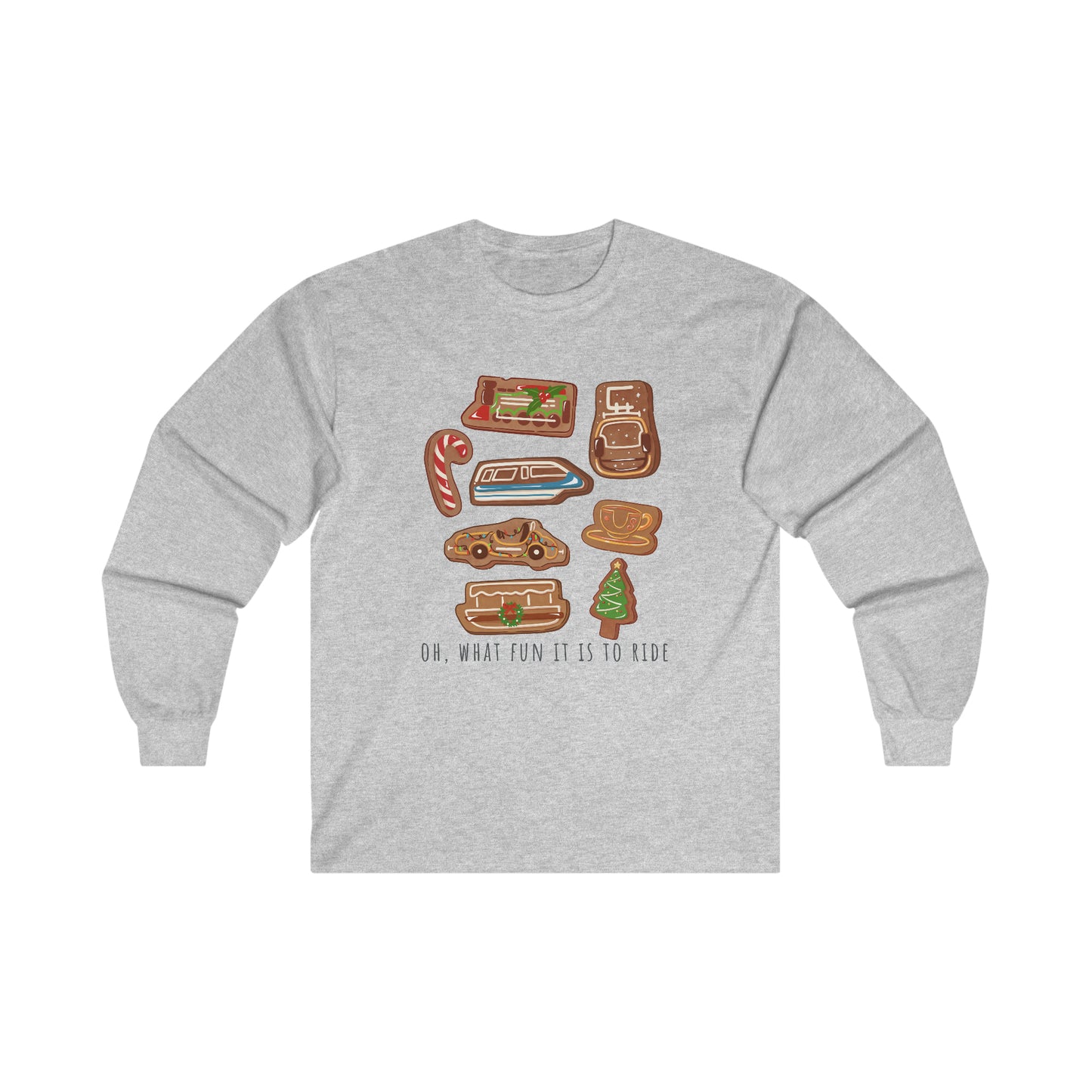 Oh What Fun it is to Ride Long Sleeve Shirt | Adult Unisex