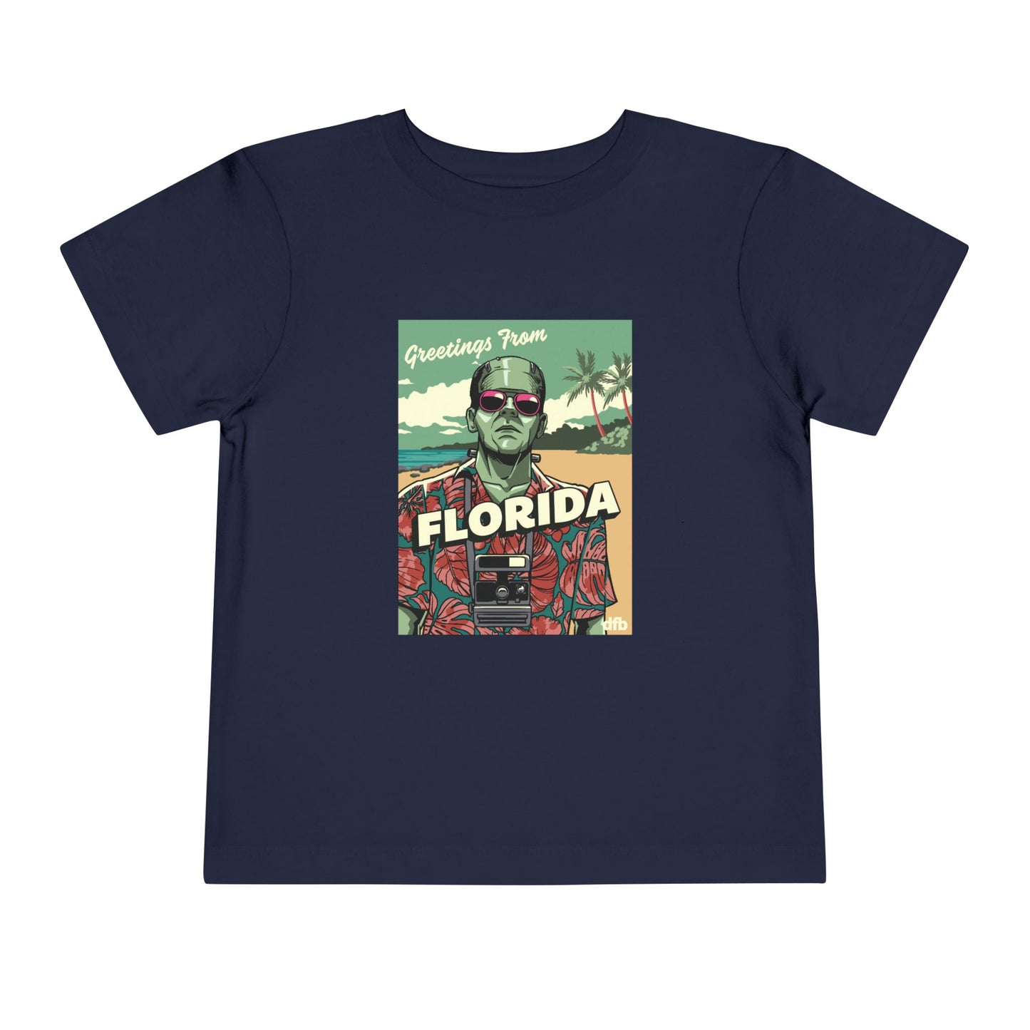 Monsters on Vacation - Toddler Tshirt