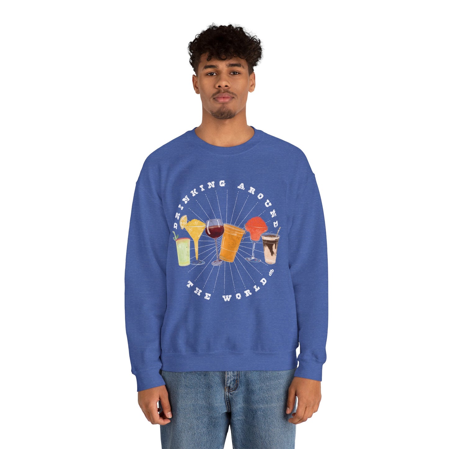 Drinking Around the World - Adult Sweatshirt