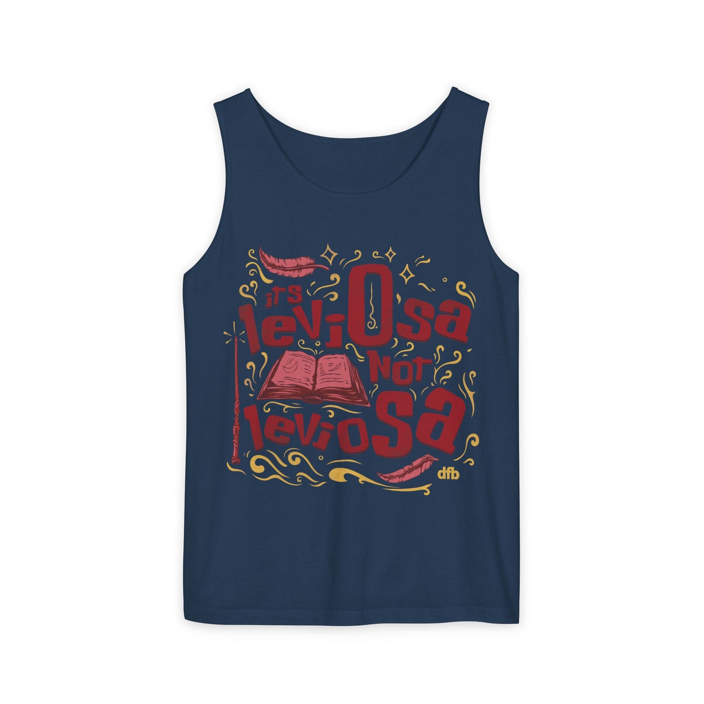 Hermione Quote - Unisex Garment-Dyed Tank Top