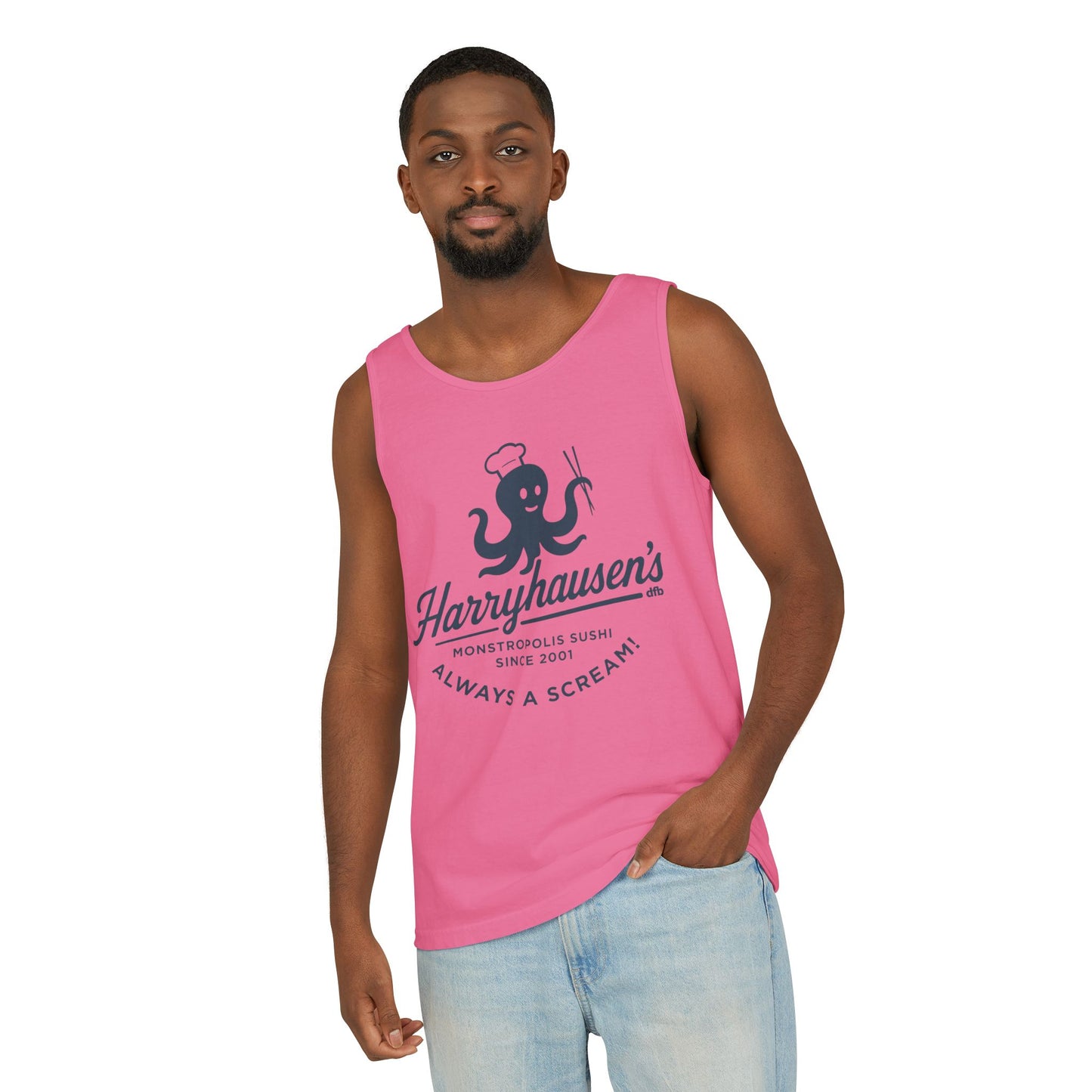 Harryhausen's - Unisex Garment-Dyed Tank Top