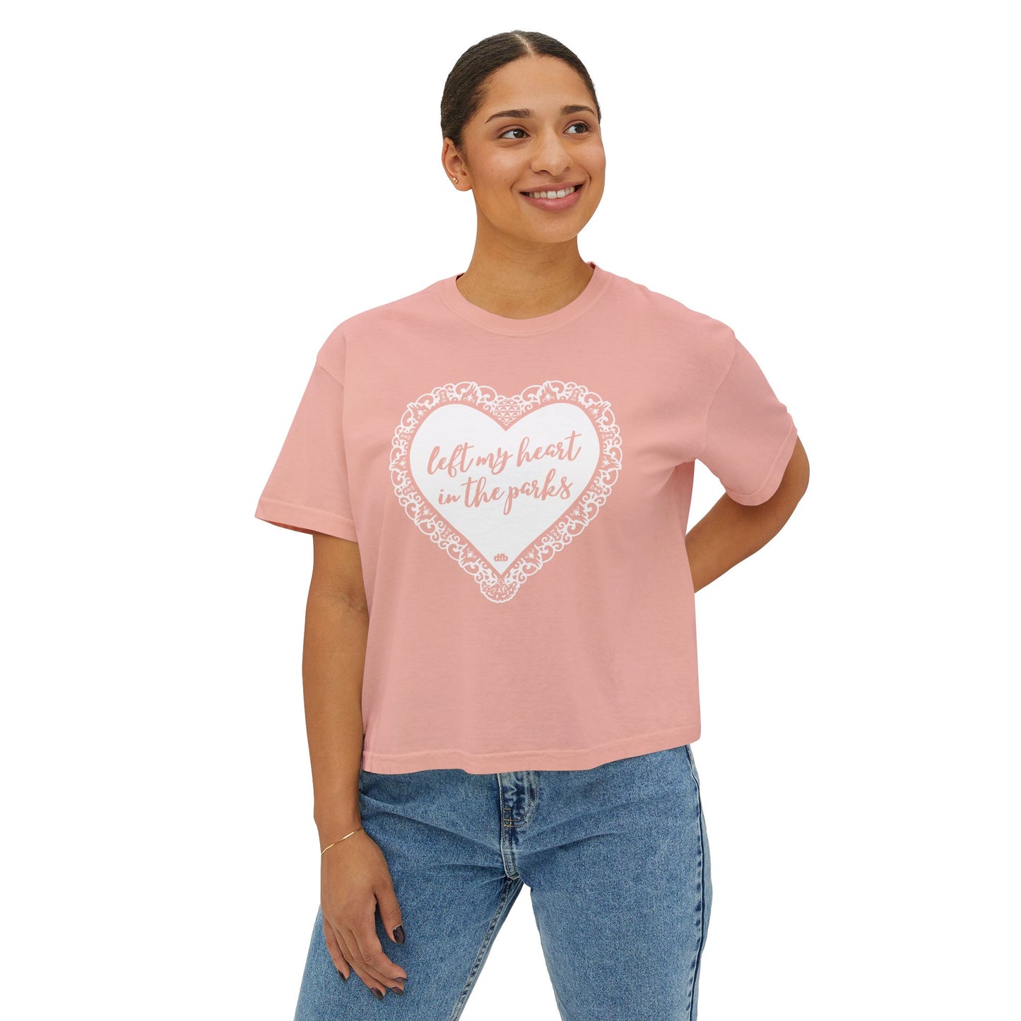 Left My Heart in the Parks - Women's Boxy Tee